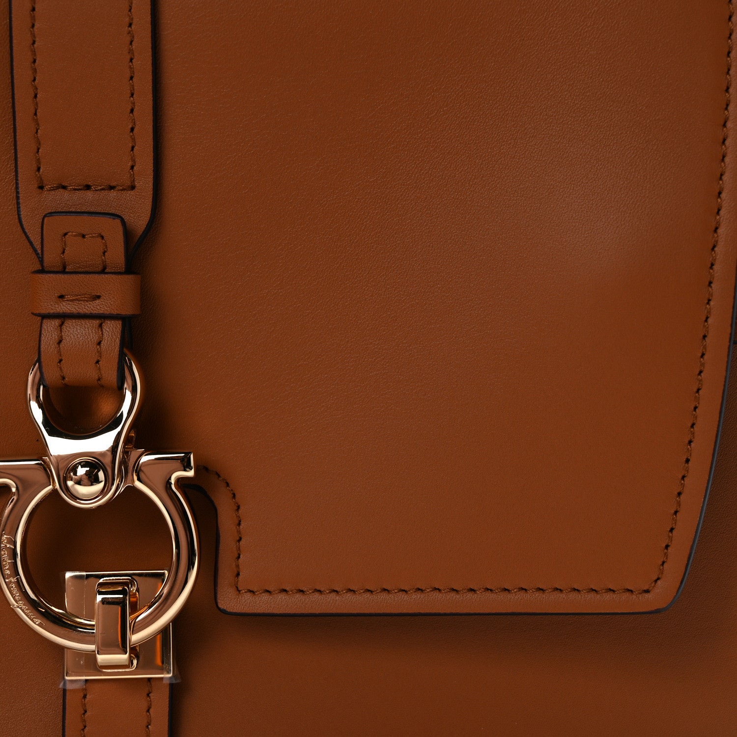 Salvatore Ferragamo Calfskin Fiore Shoulder Bag Sella 9 of 13