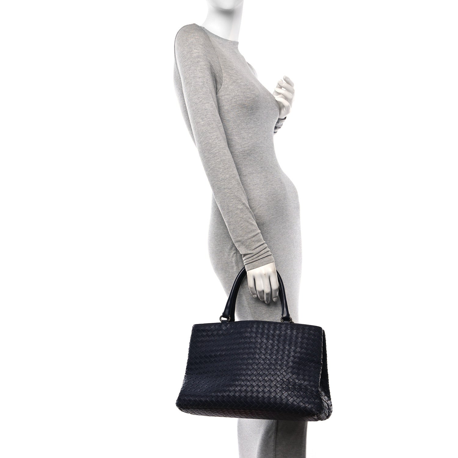 Bottega Veneta Nappa Intrecciato Milano Tote Grape 2 of 13