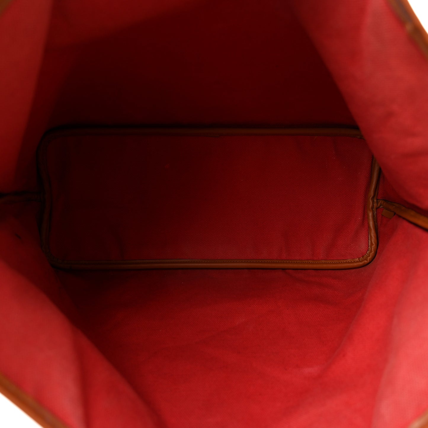 Grained Calfskin Canvas 1920 Oh! Tote Ruban Duo MM Indigo Bronze Cognac