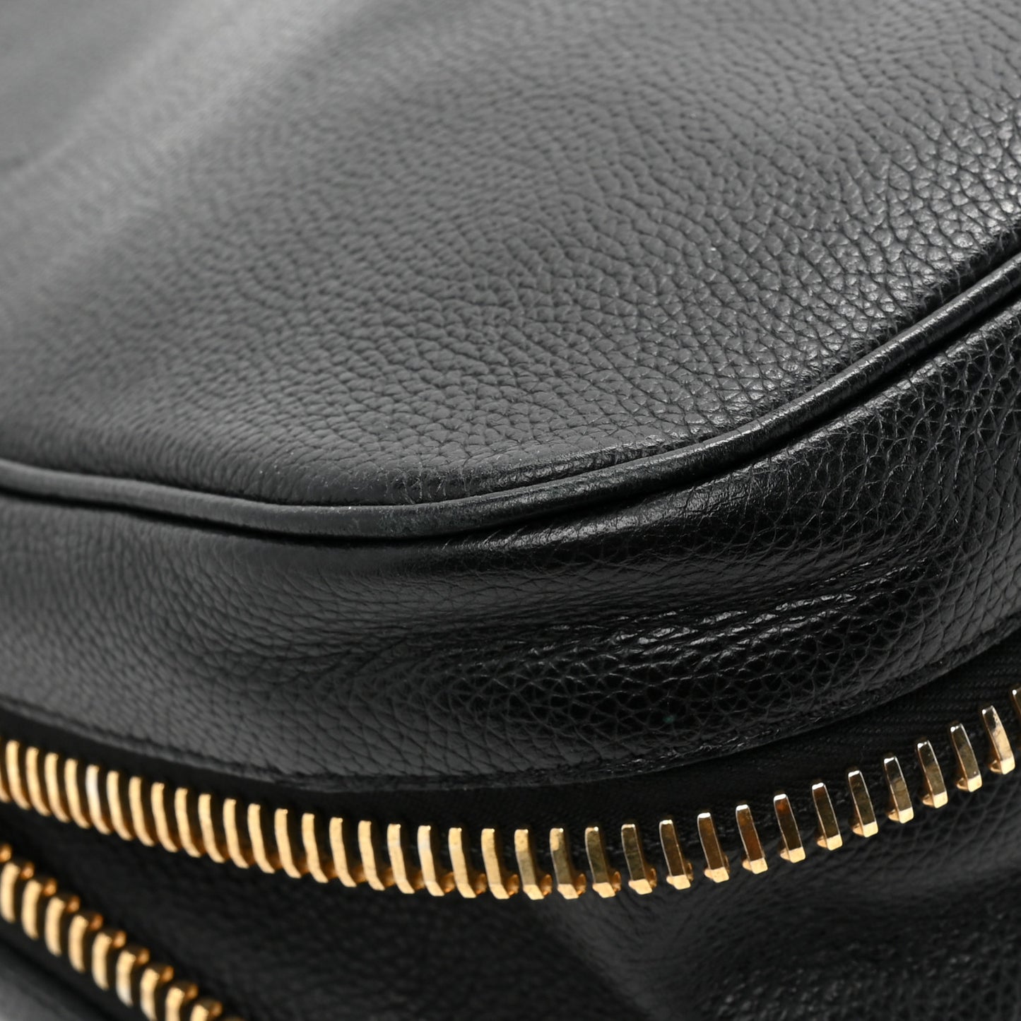 Grained Calfskin Medium Jennifer Crossbody Bag Black