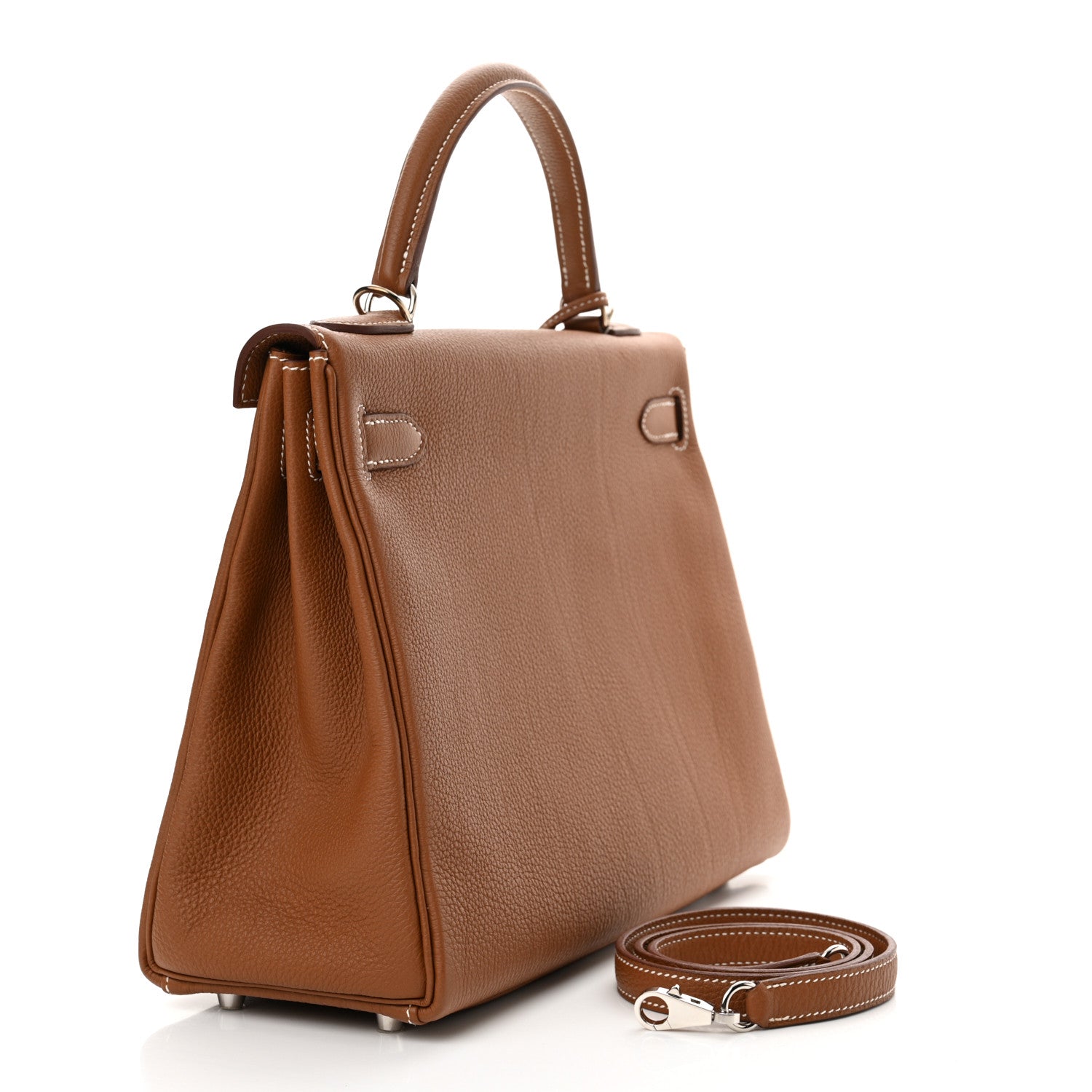 Hermes Togo Kelly Retourne 32 Gold 3 of 11