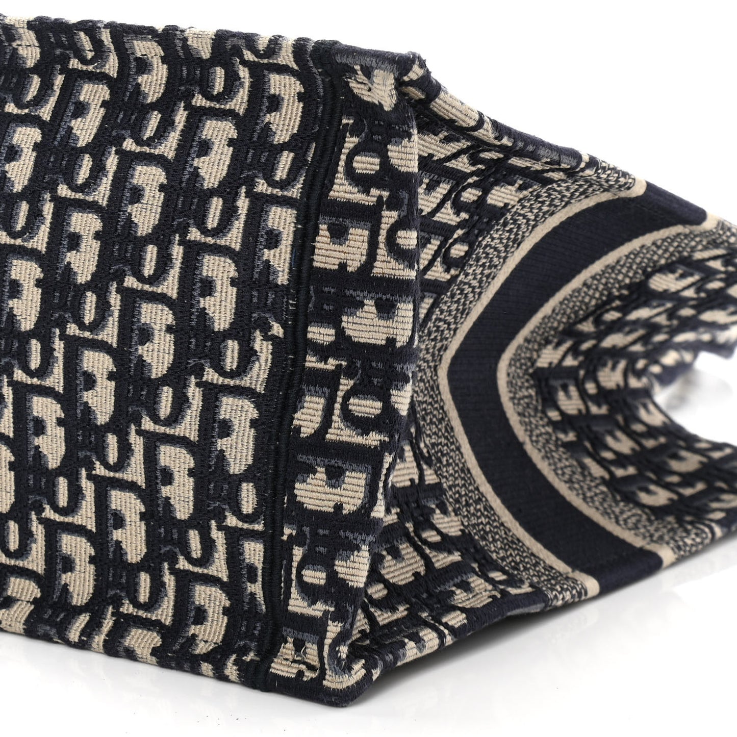 Oblique Medium Book Tote Blue Multicolor