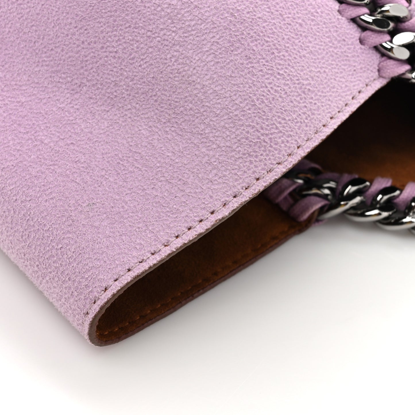 Shaggy Deer Falabella Reversible Tote Lilac Brown