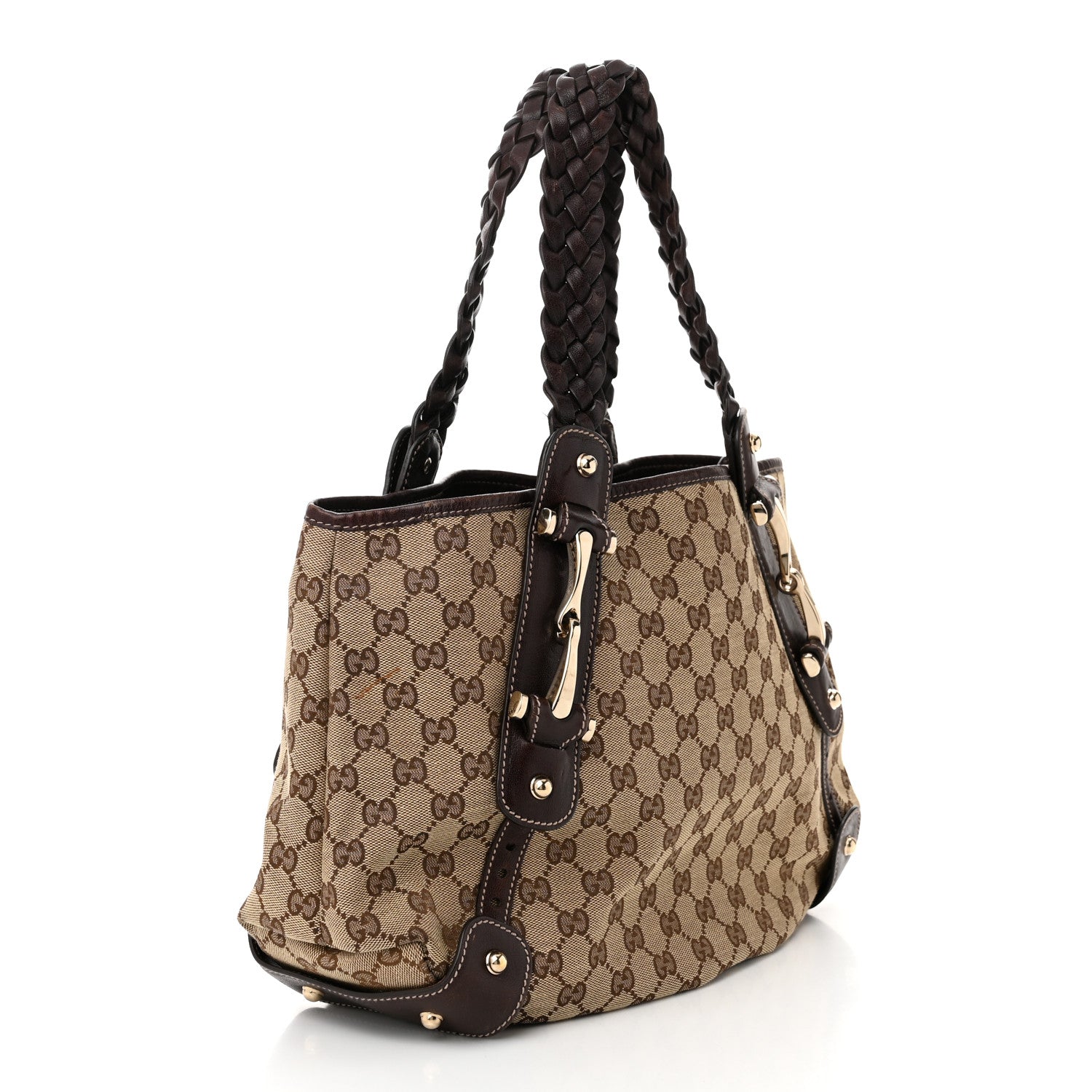 Gucci Monogram Small Pelham Shoulder Bag Dark Brown 3 of 13