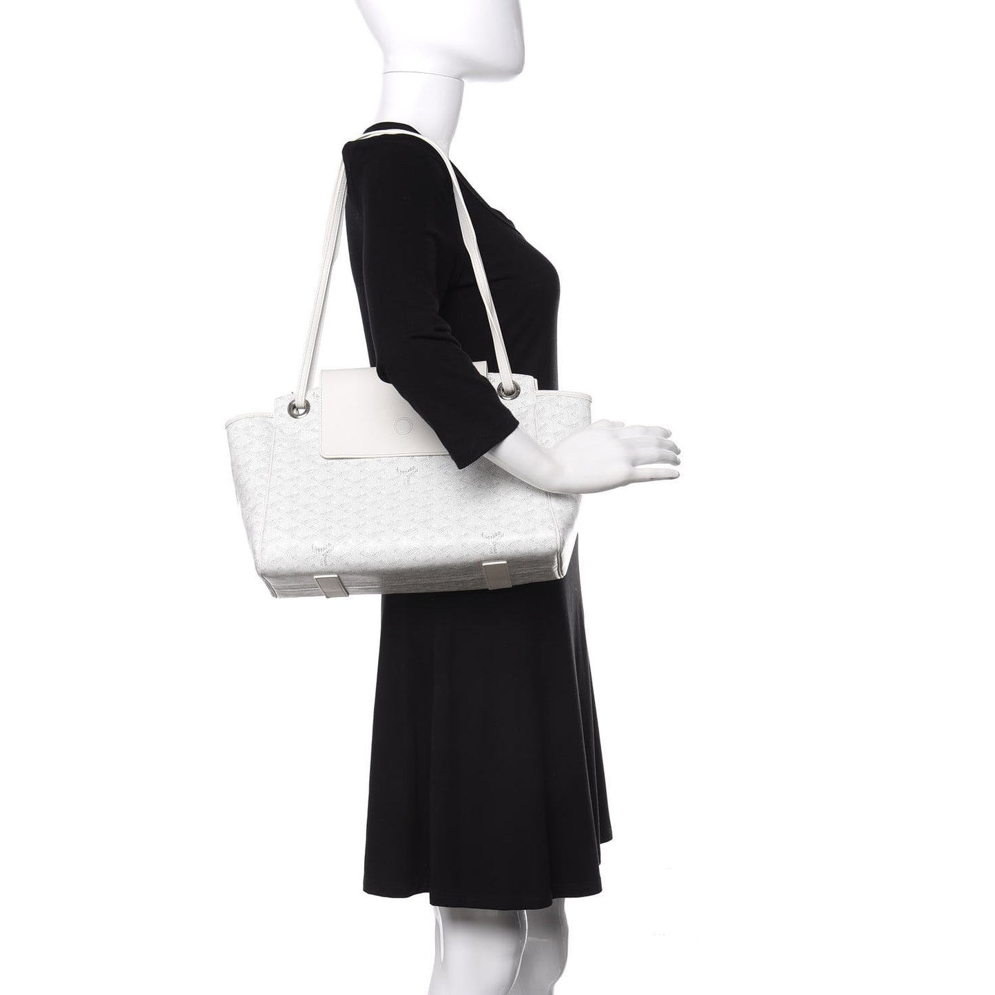 Goyardine Rouette PM White
