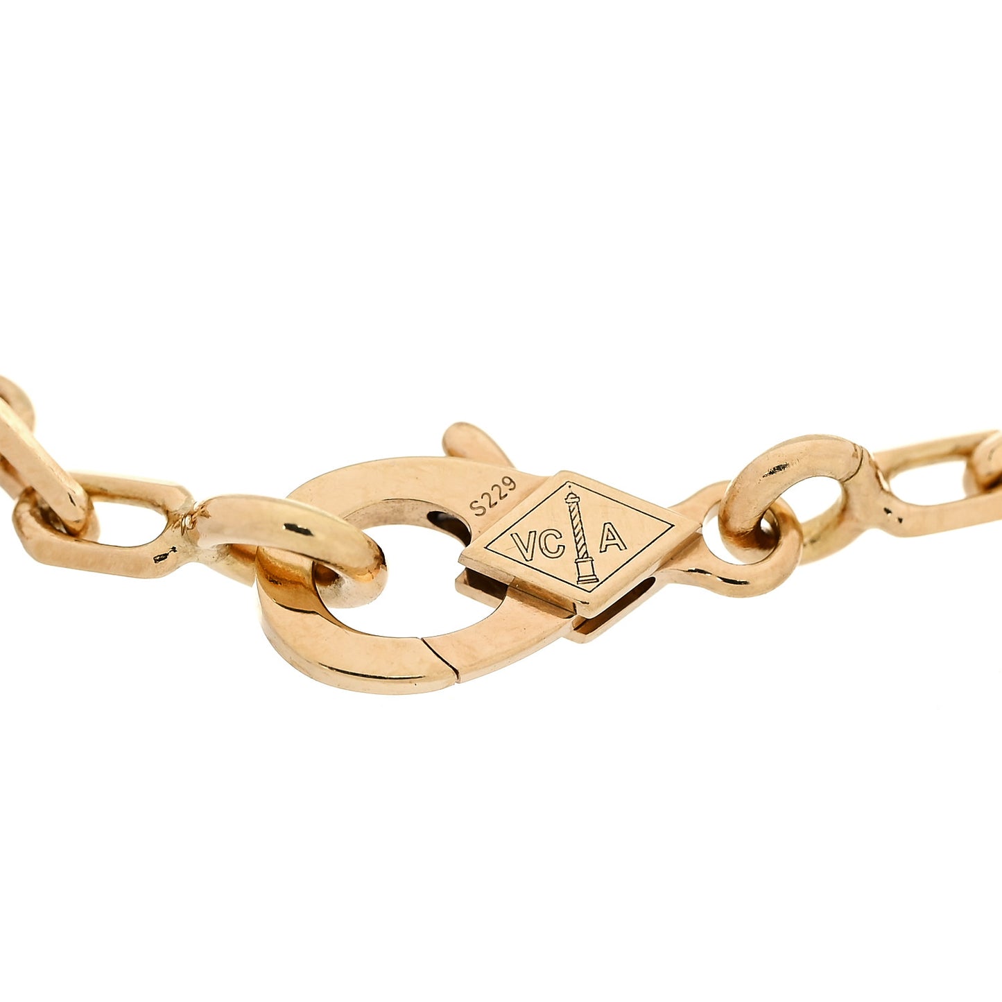 18K Yellow Gold Black Onyx 5 Motifs Vintage Alhambra Bracelet