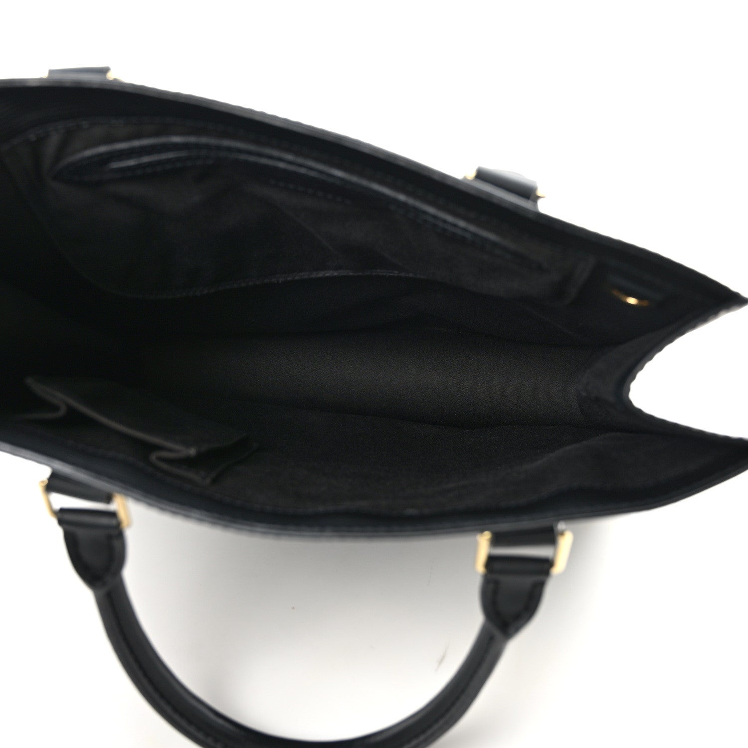 Louis Vuitton Epi Sac Plat PM Black 5 of 12