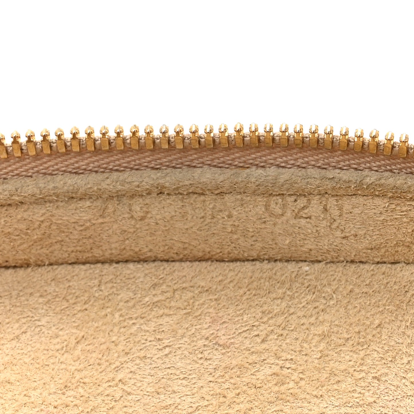 Lambskin Cannage Micro Lady Dior Vanity Case Beige