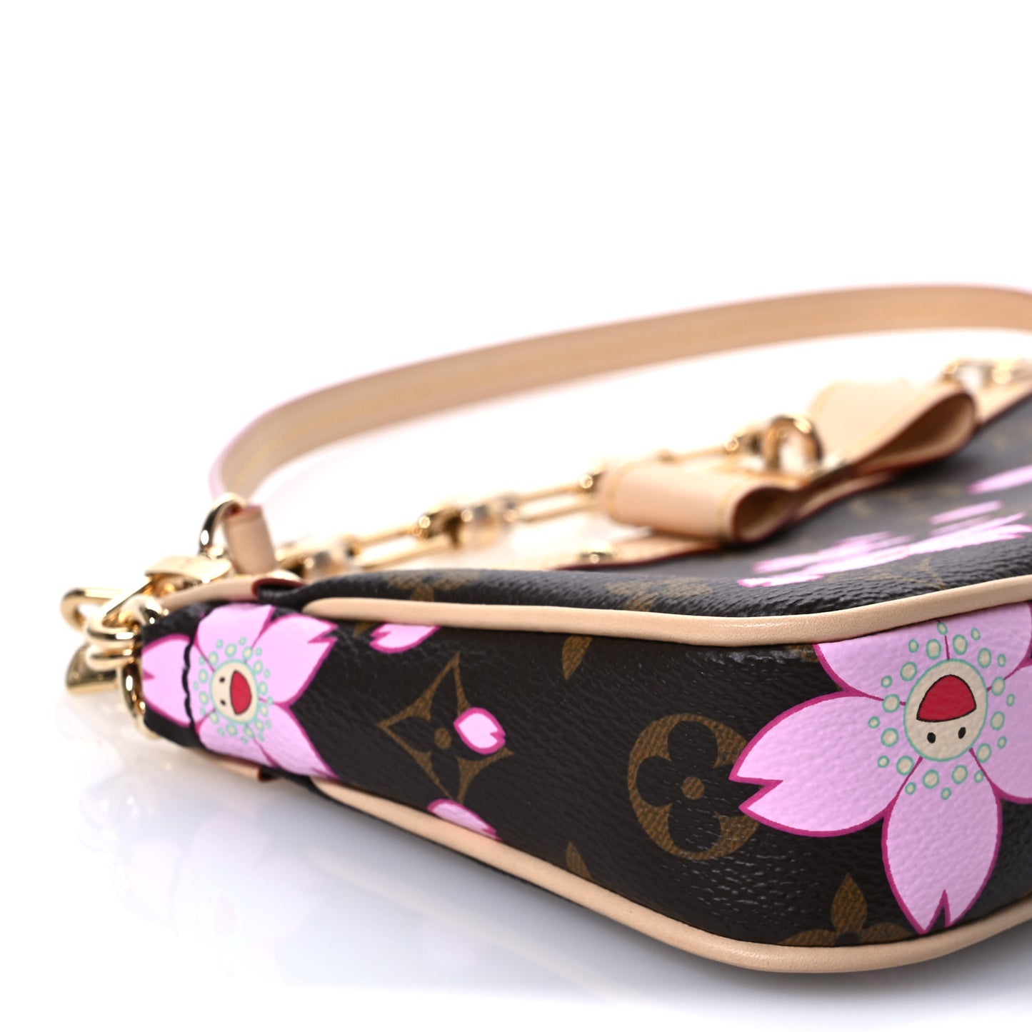 LV X TM Monogram Pochette Accessories Sakura Brown
