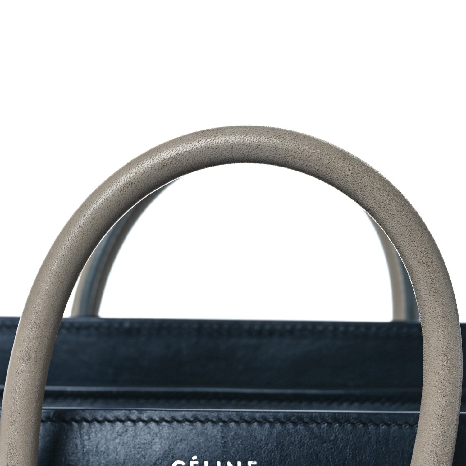 Celine Shiny Smooth Calfskin Tri-color Nano Luggage Quartz 13 of 18