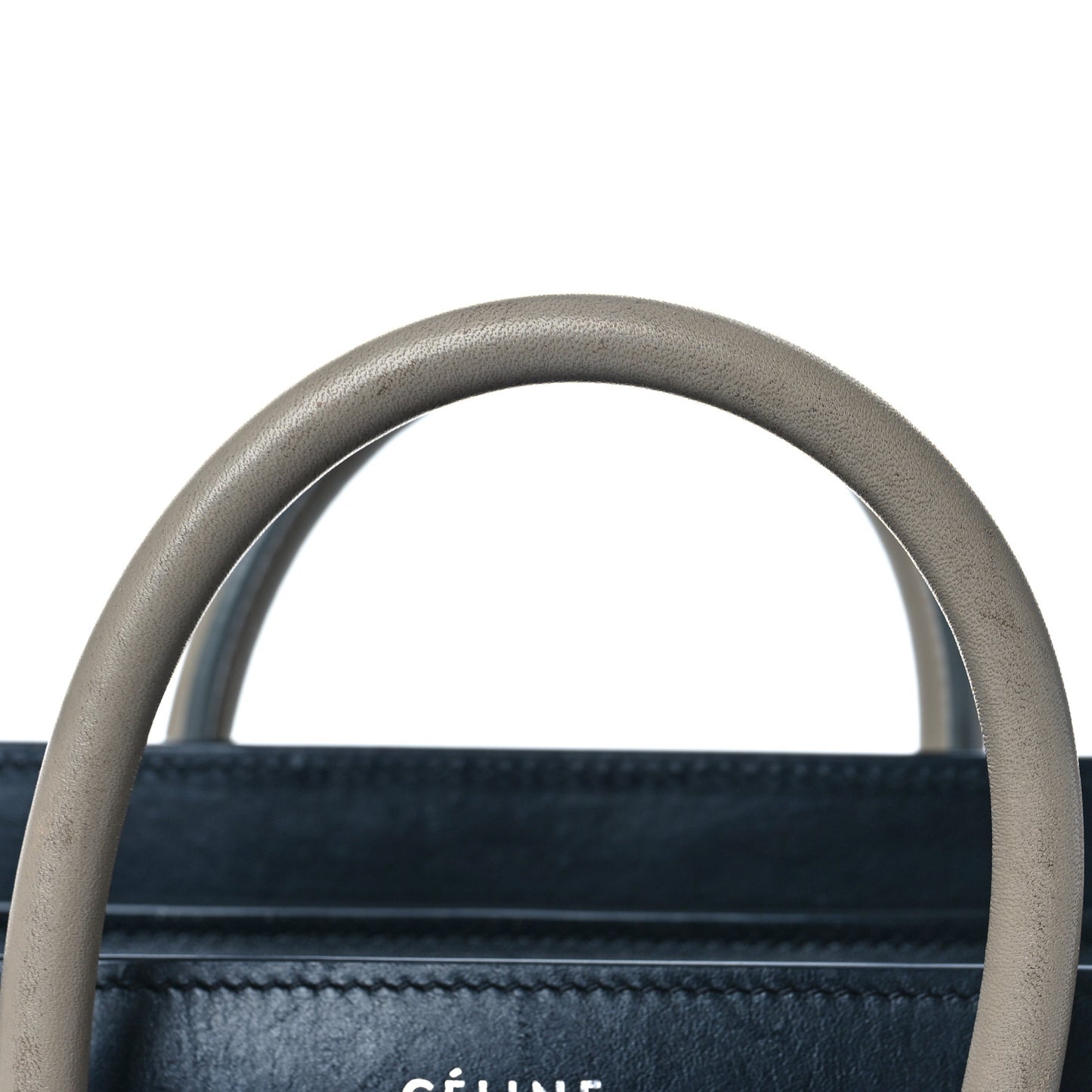 Shiny Smooth Calfskin Tri-color Nano Luggage Quartz