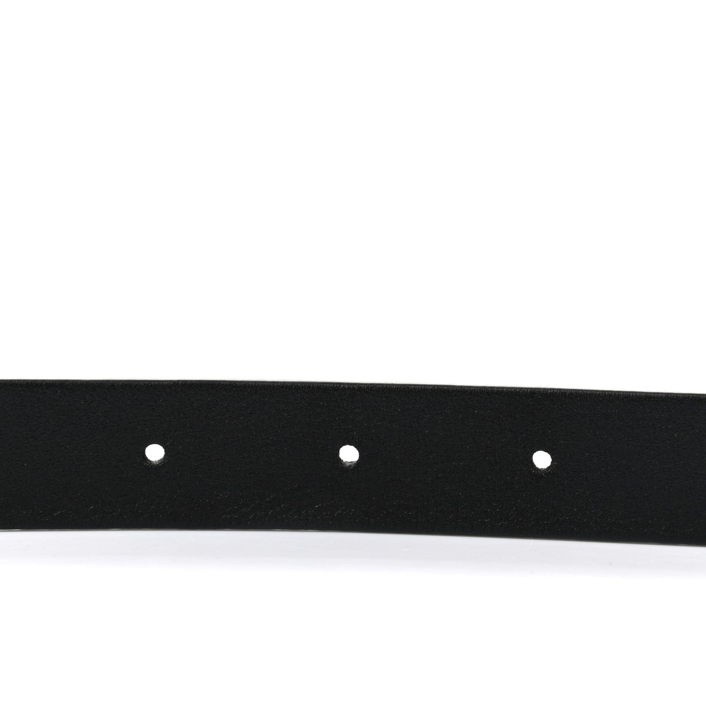 Calfskin Crystal CC Buckle Belt 85 34 Black