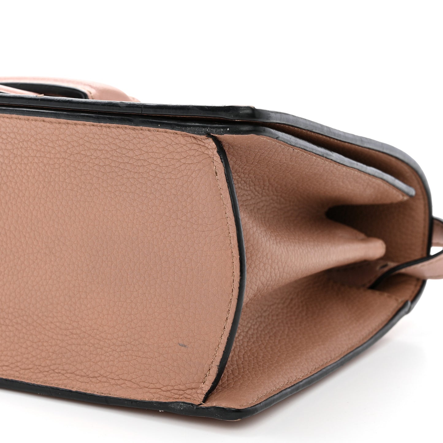 Grained Calfskin Medium Barcelona Shoulder Bag Blush