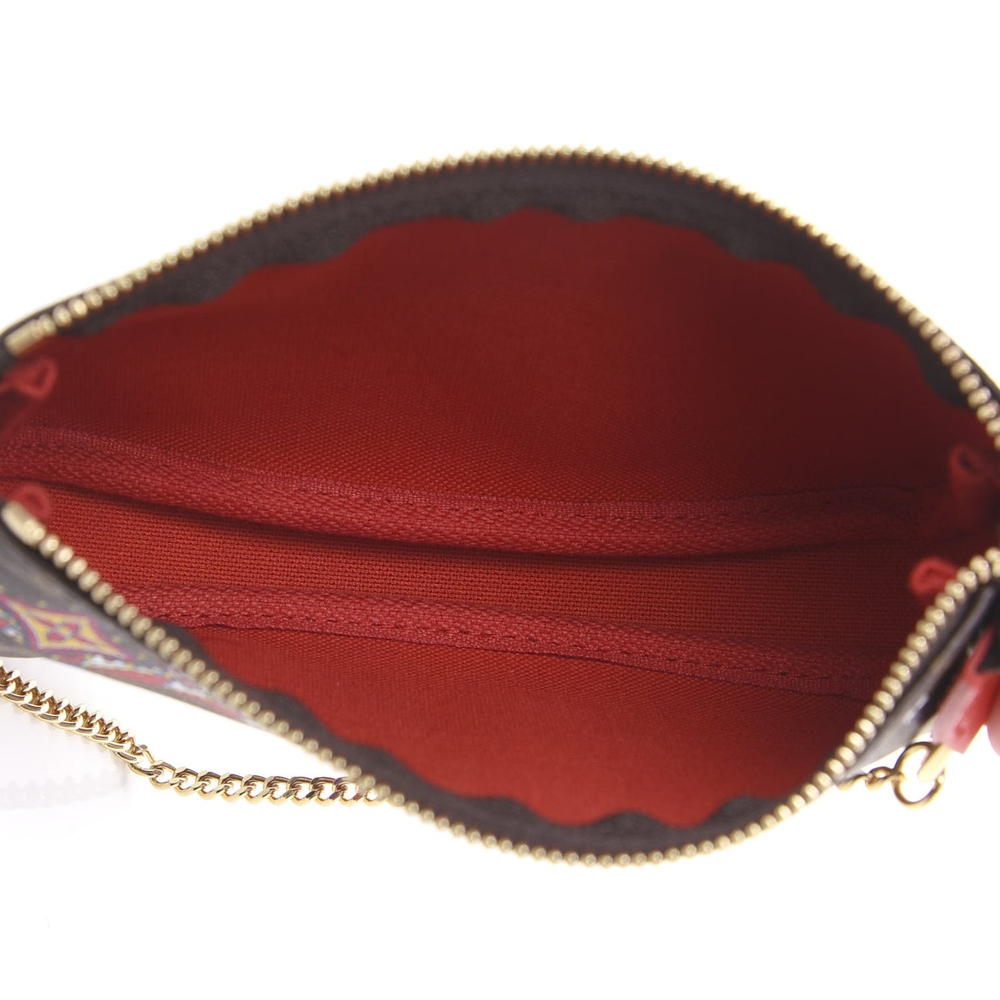 Monogram 2020 Christmas Animation Bumper Cars Mini Pochette Accessories Coquelicot