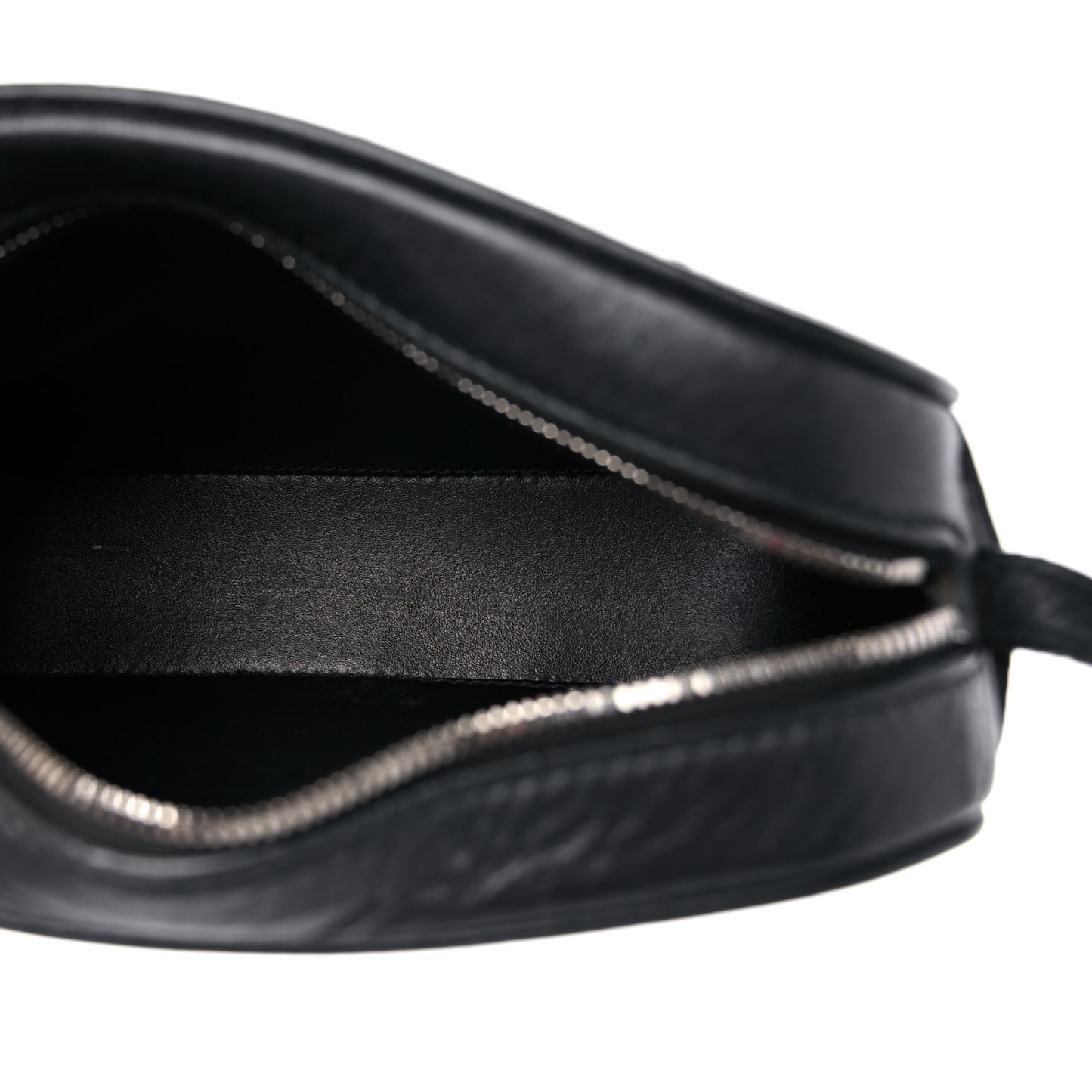 Calfskin Logo XS Everyday Camera Bag Black