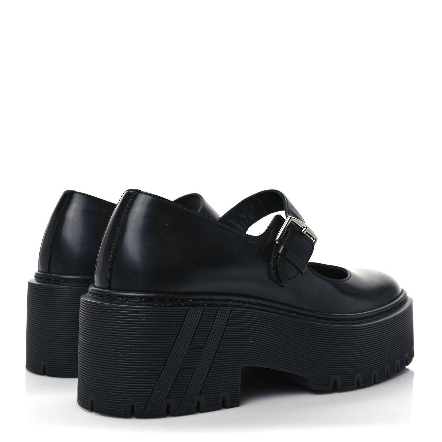 Glazed Calfskin Hoxton Oxford 36 Black