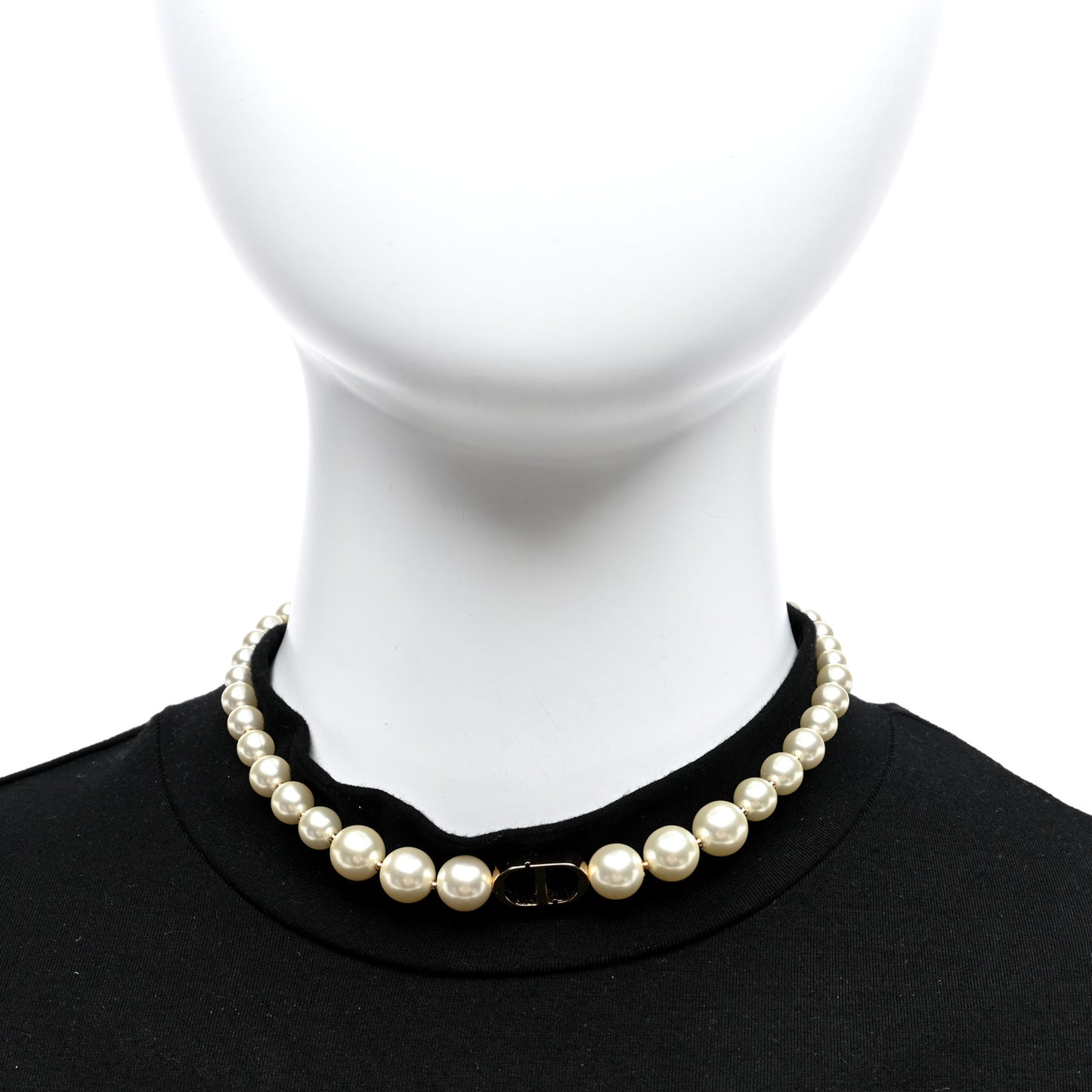 Pearl 30 Montaigne Choker Necklace Gold