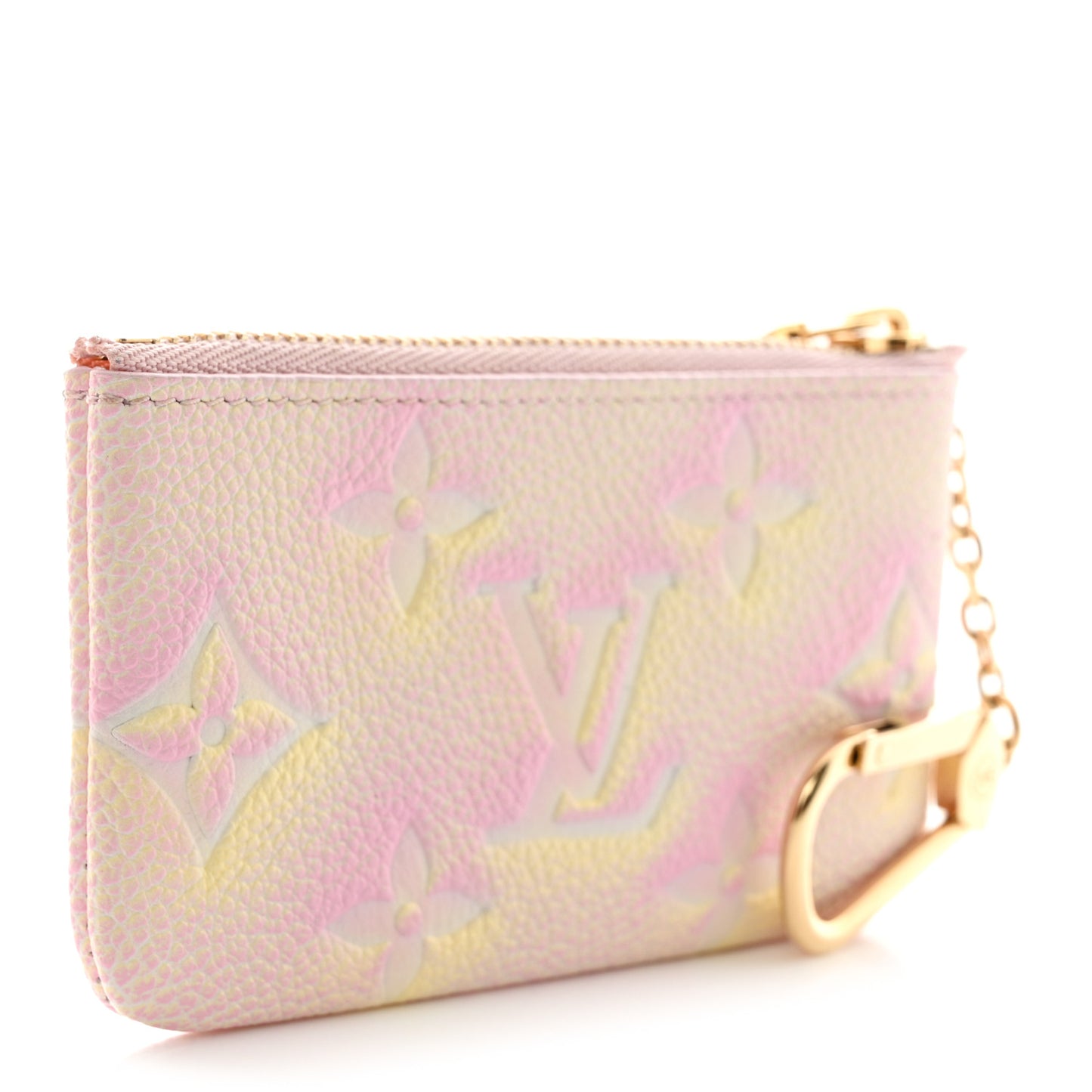Empreinte Monogram Summer Stardust Key Pouch Pink