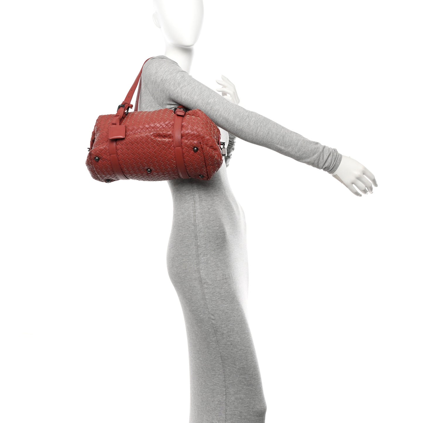 Nappa Intrecciato Montaigne Rings Satchel Pompei
