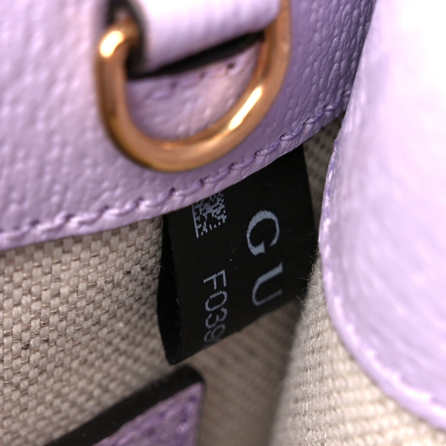 Monogram Jumbo GG Textured Dollar Calfskin Mini Tote Bag Beige Lapis