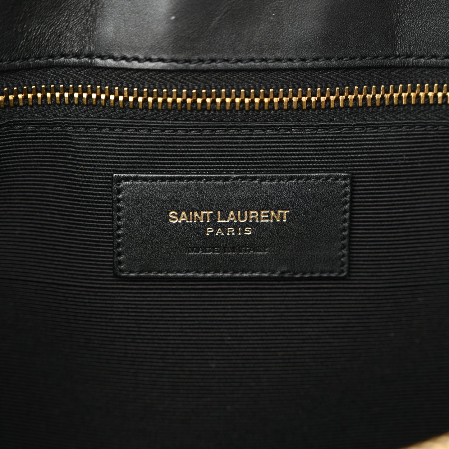 Soft Calfskin Monogram Cassandre Shopper Black
