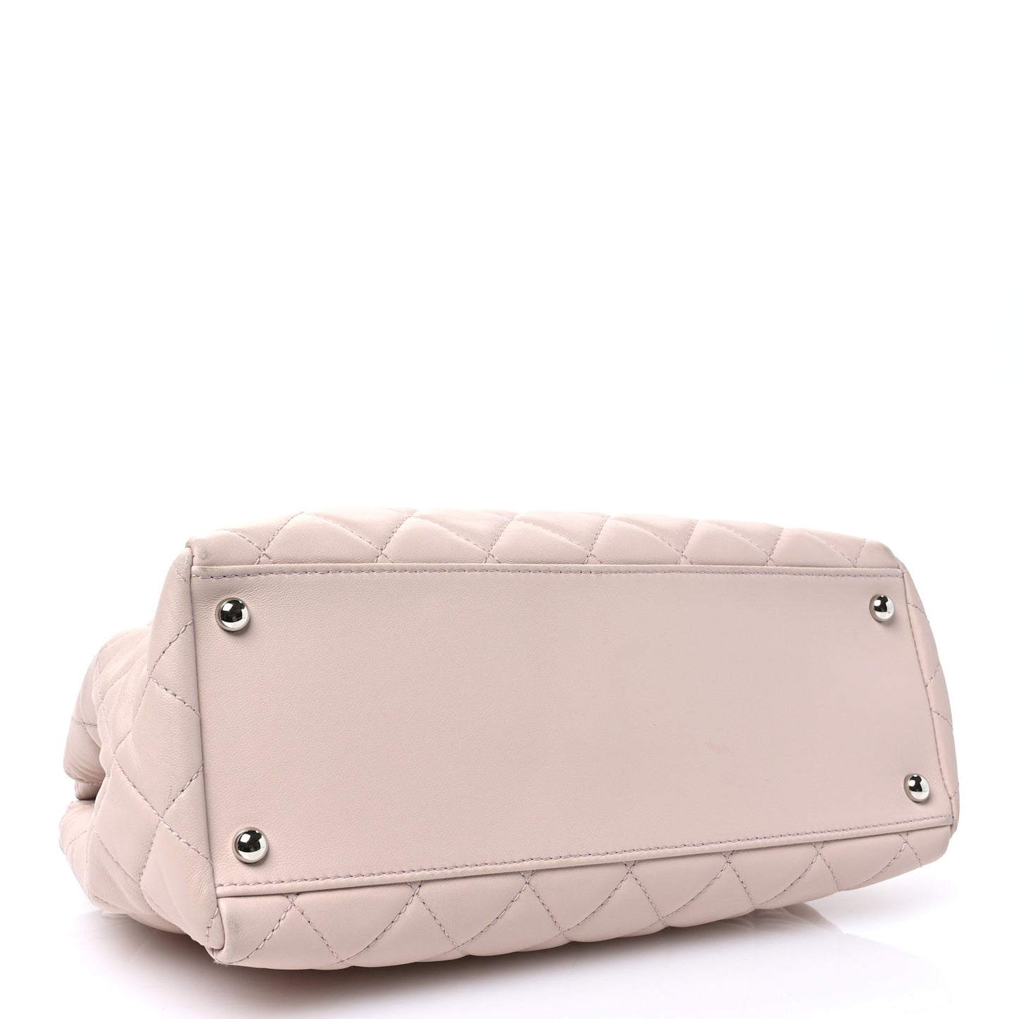 Lambskin Quilted Chanel 7 Tote Pink