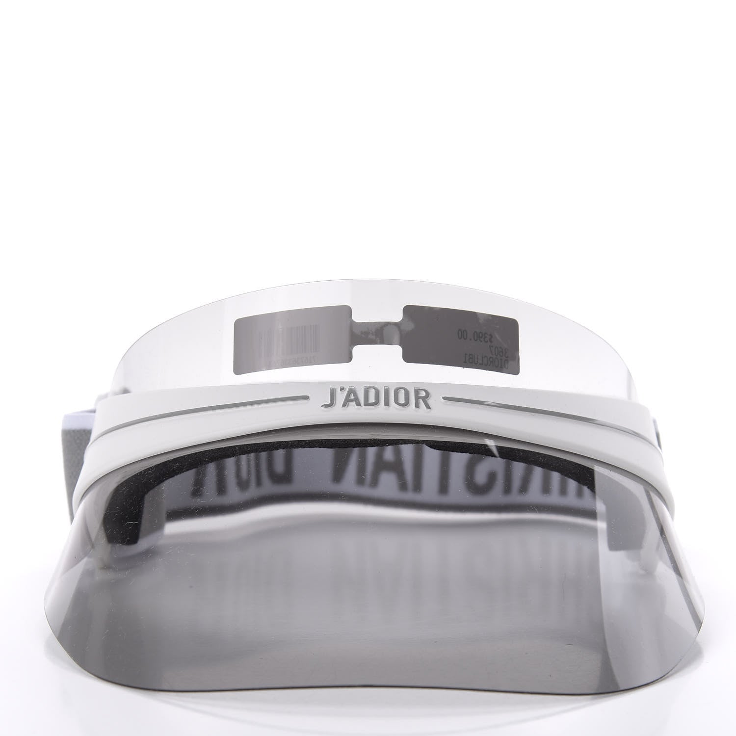 Christian Dior Mirrored DiorClub1 Sun Visor Grey 3 of 8