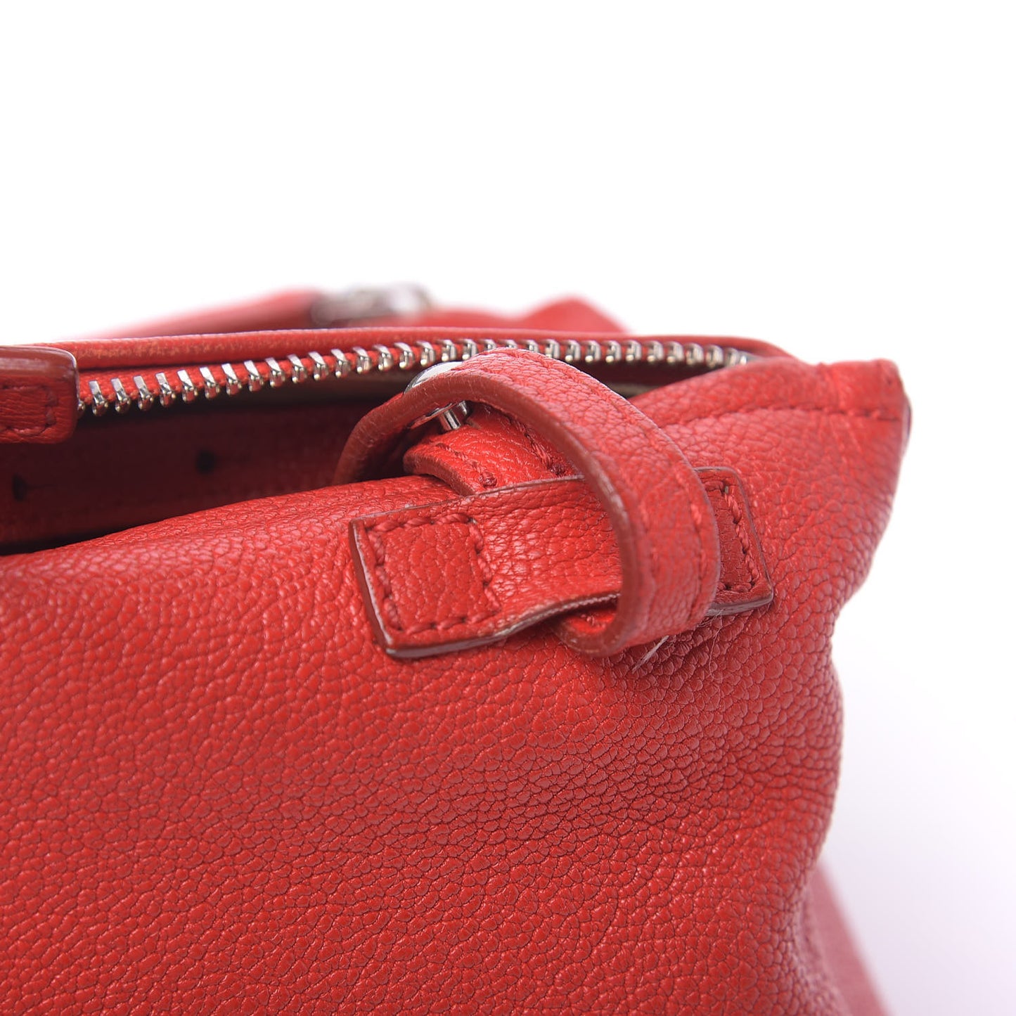 Sugar Goatskin Mini Pandora Red