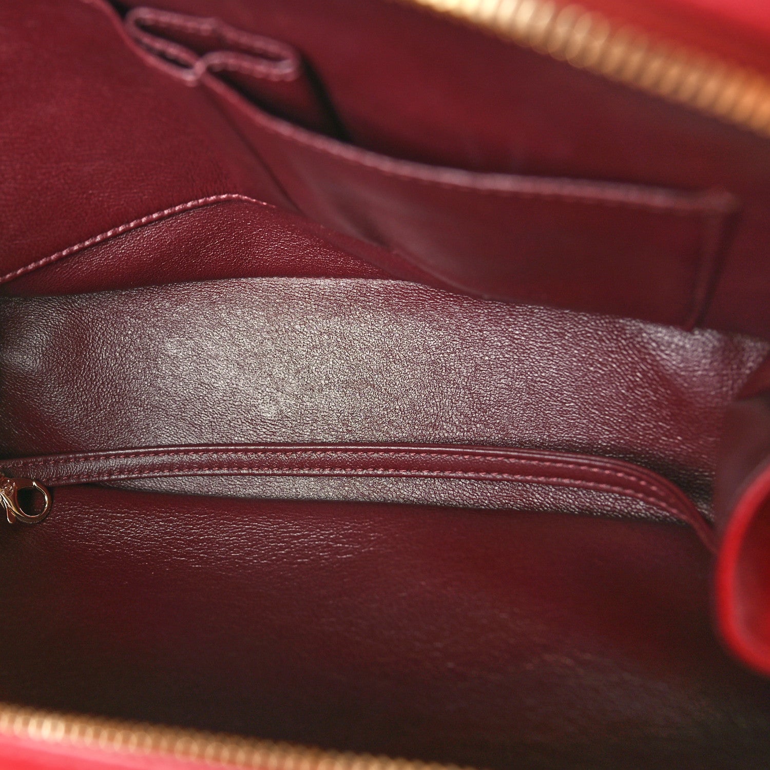 Chanel Lambskin Quilted Medium Trendy CC Bowling Bag Red 5 of 10