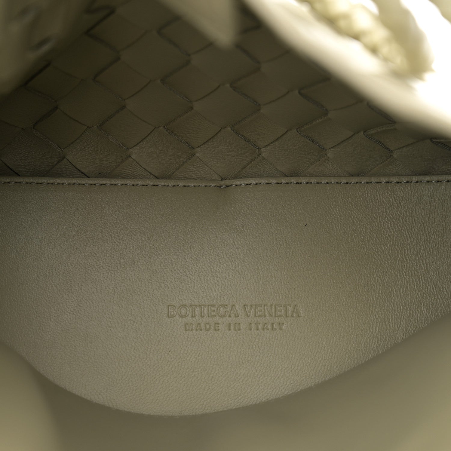 Bottega Veneta Nappa Intrecciato Small Andiamo Shoulder Bag Travertine 5 of 10