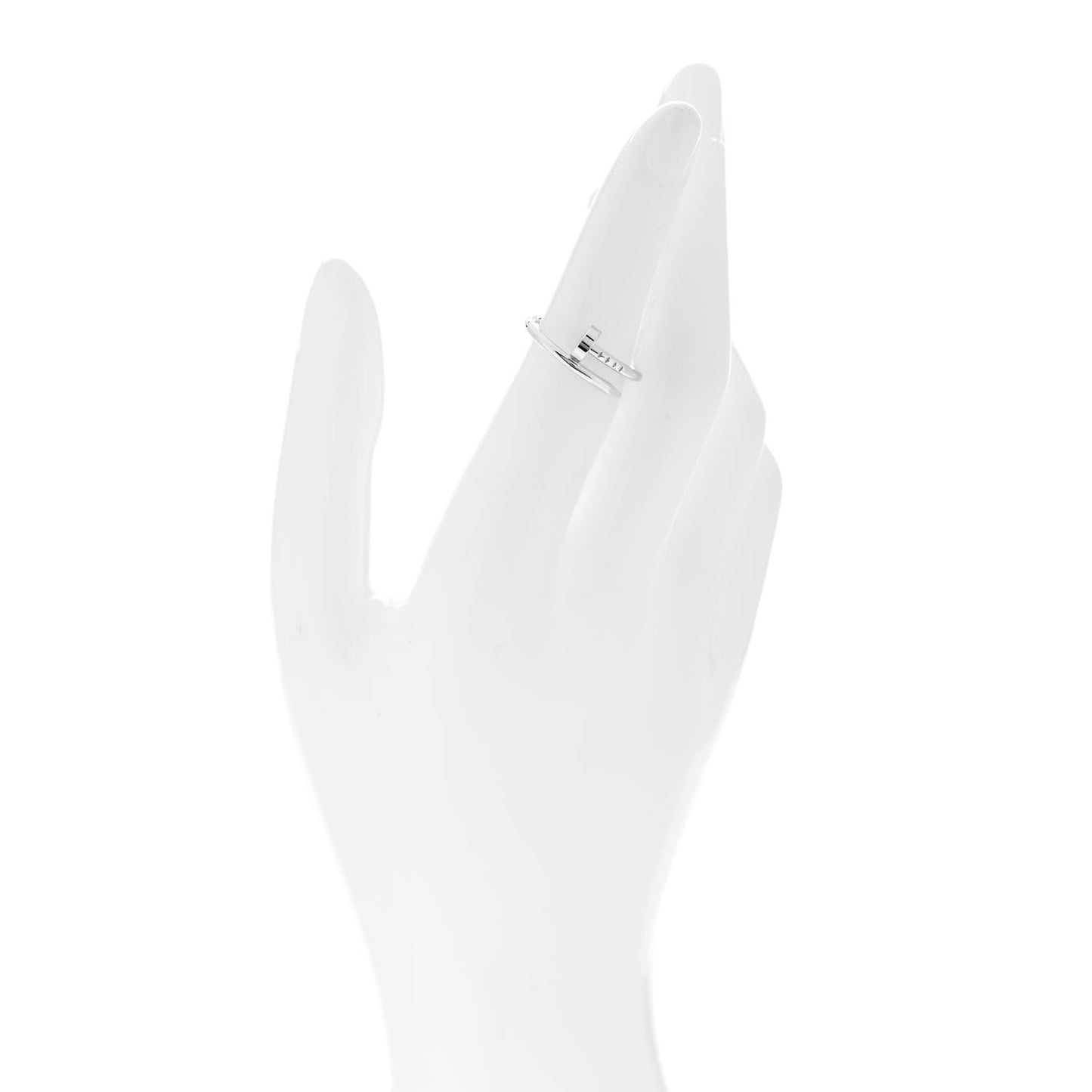 18K White Gold Small Juste Un Clou Ring 51 5.75