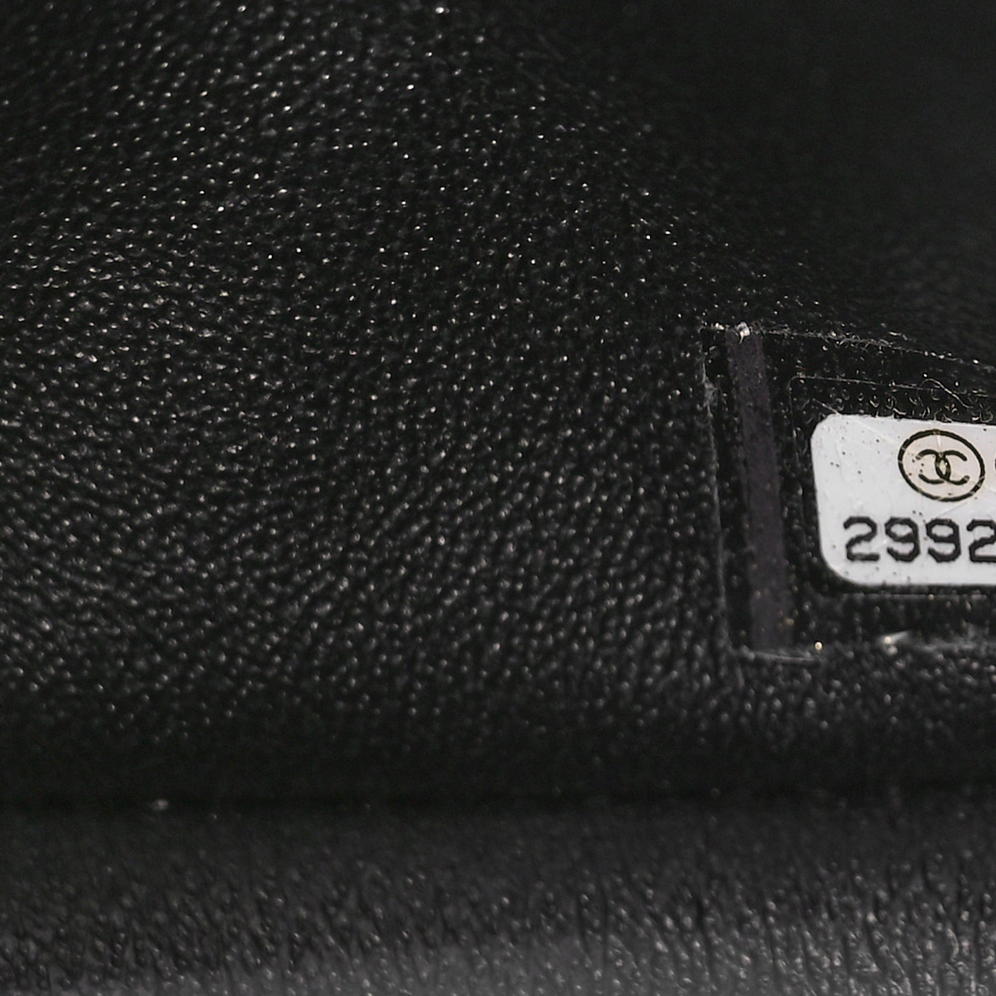 Lambskin Quilted Mini Square Flap Black