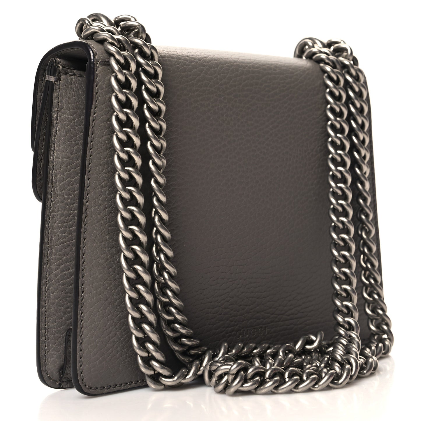 Calfskin Mini Dionysus Shoulder Bag Dusty Grey
