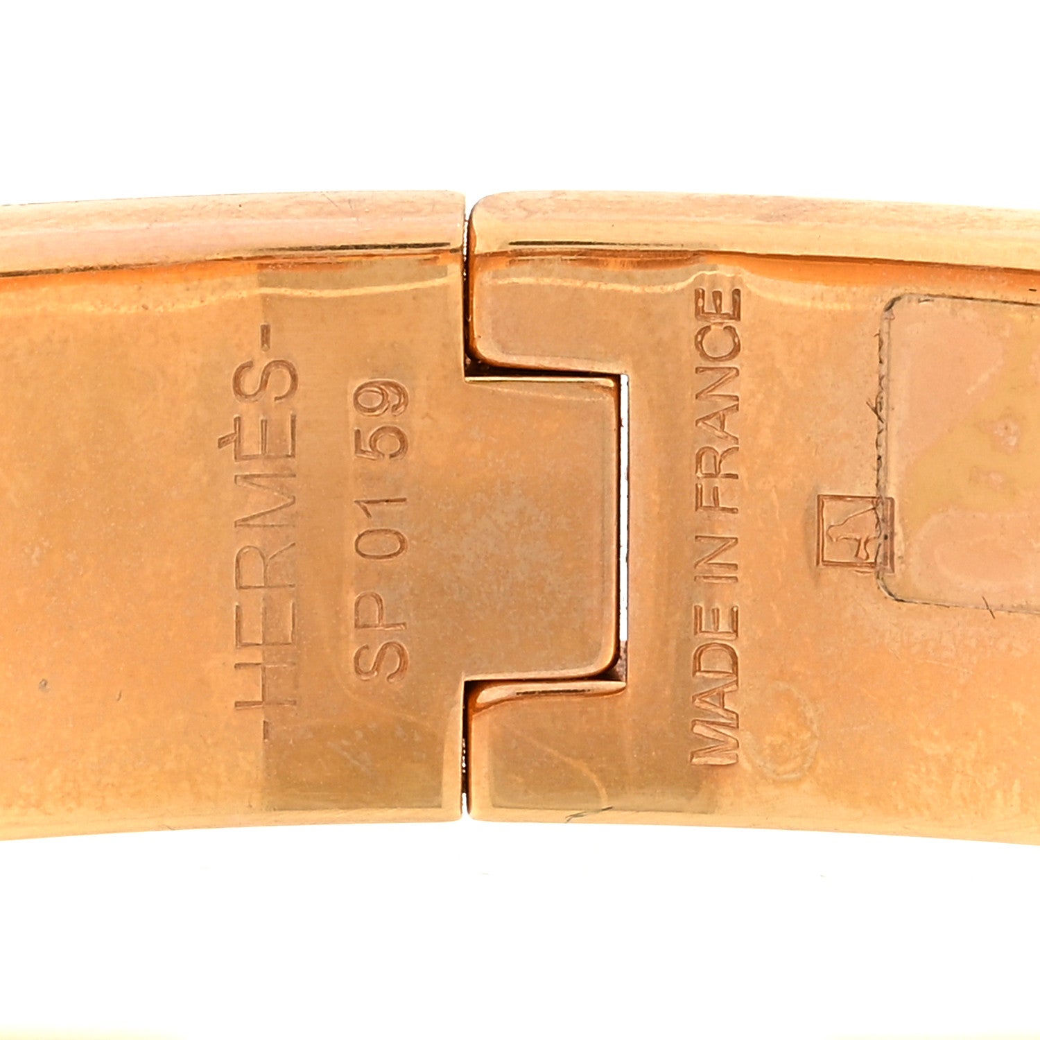 Hermes Enamel Narrow Clic Clac H Bracelet PM Black 3 of 3