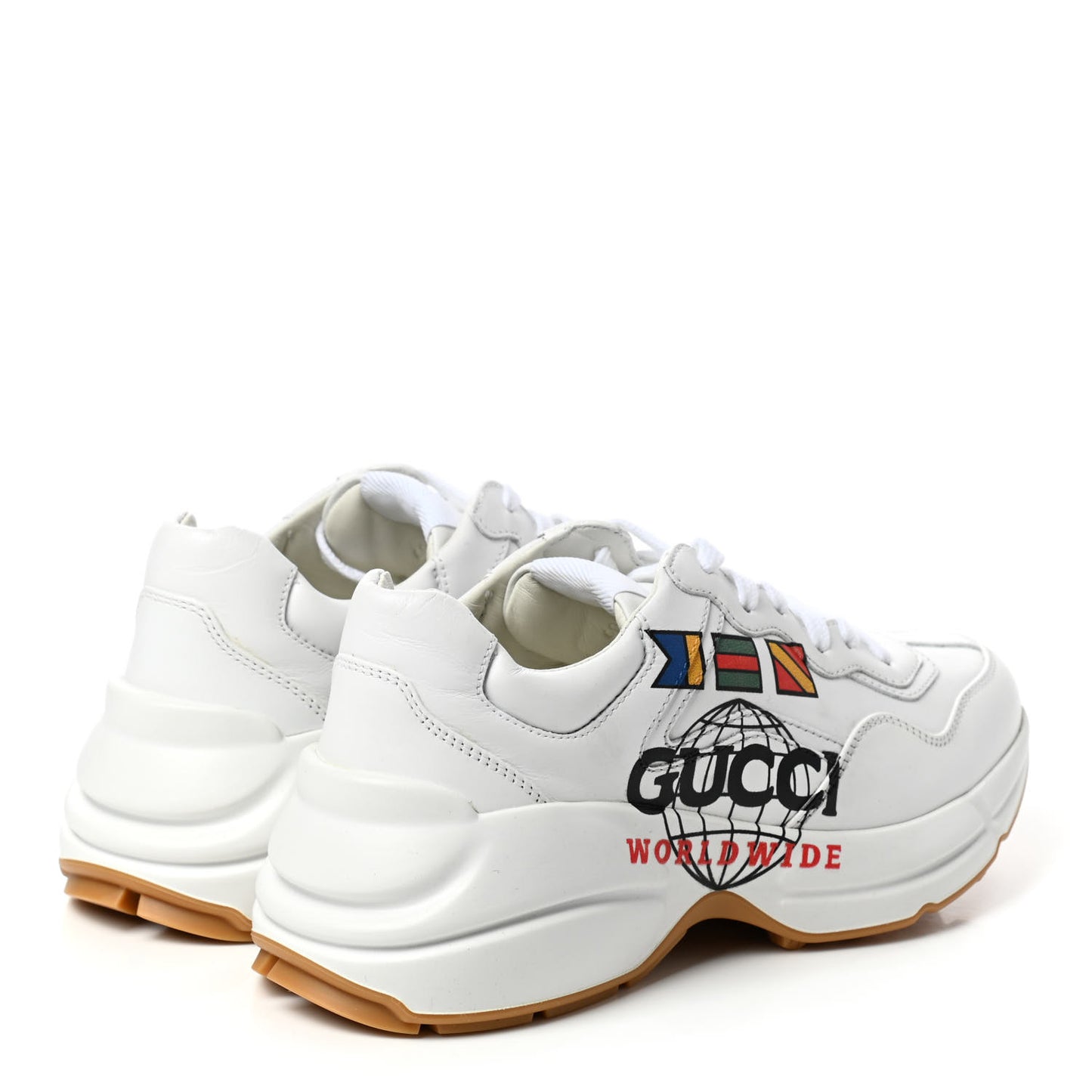 Calfskin Worldwide Womens Rhyton Sneakers 36.5 Great White