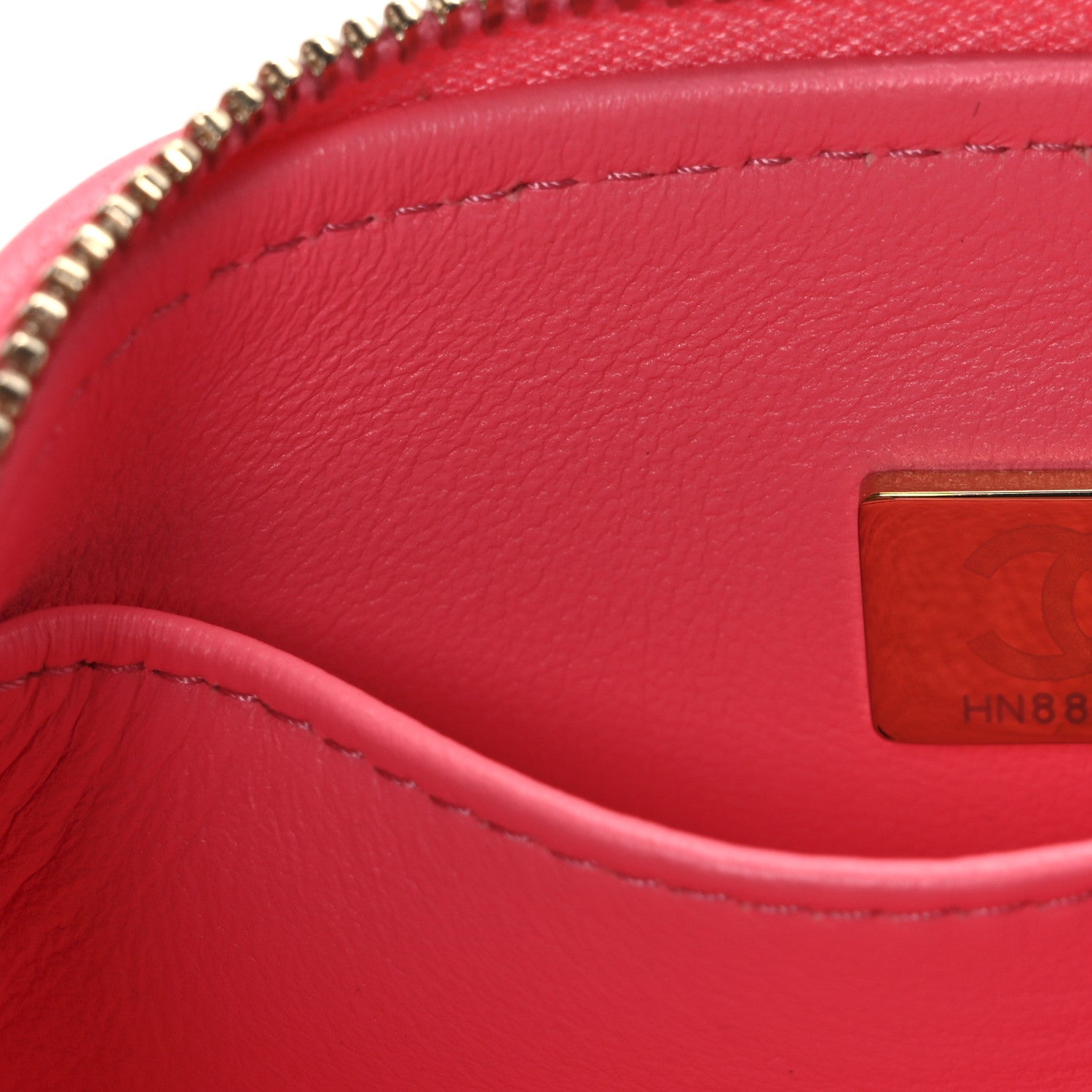 Chanel Lambskin Quilted Small CC Vanity Case Pink 7 of 10