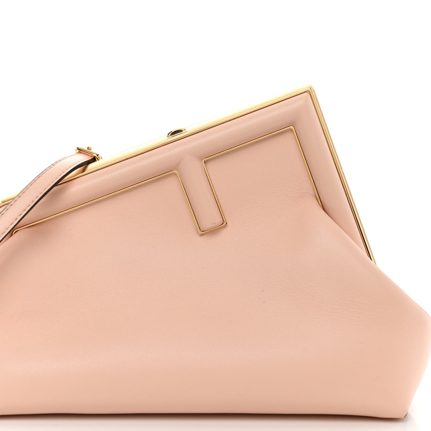 Shiny Nappa Small Fendi First Light Rose