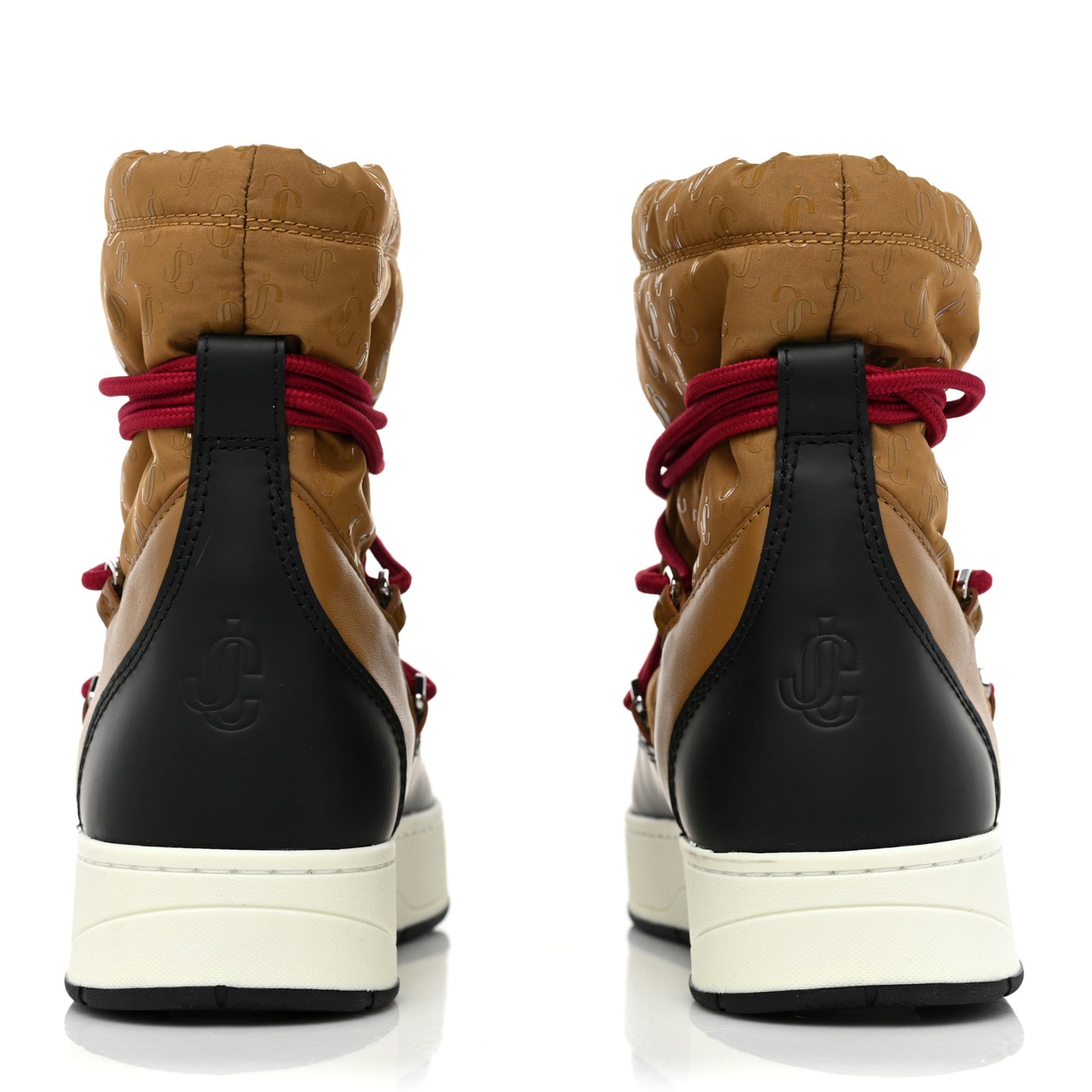 Nylon Quilted Wanaka Ankle Boots 40 Camel Black