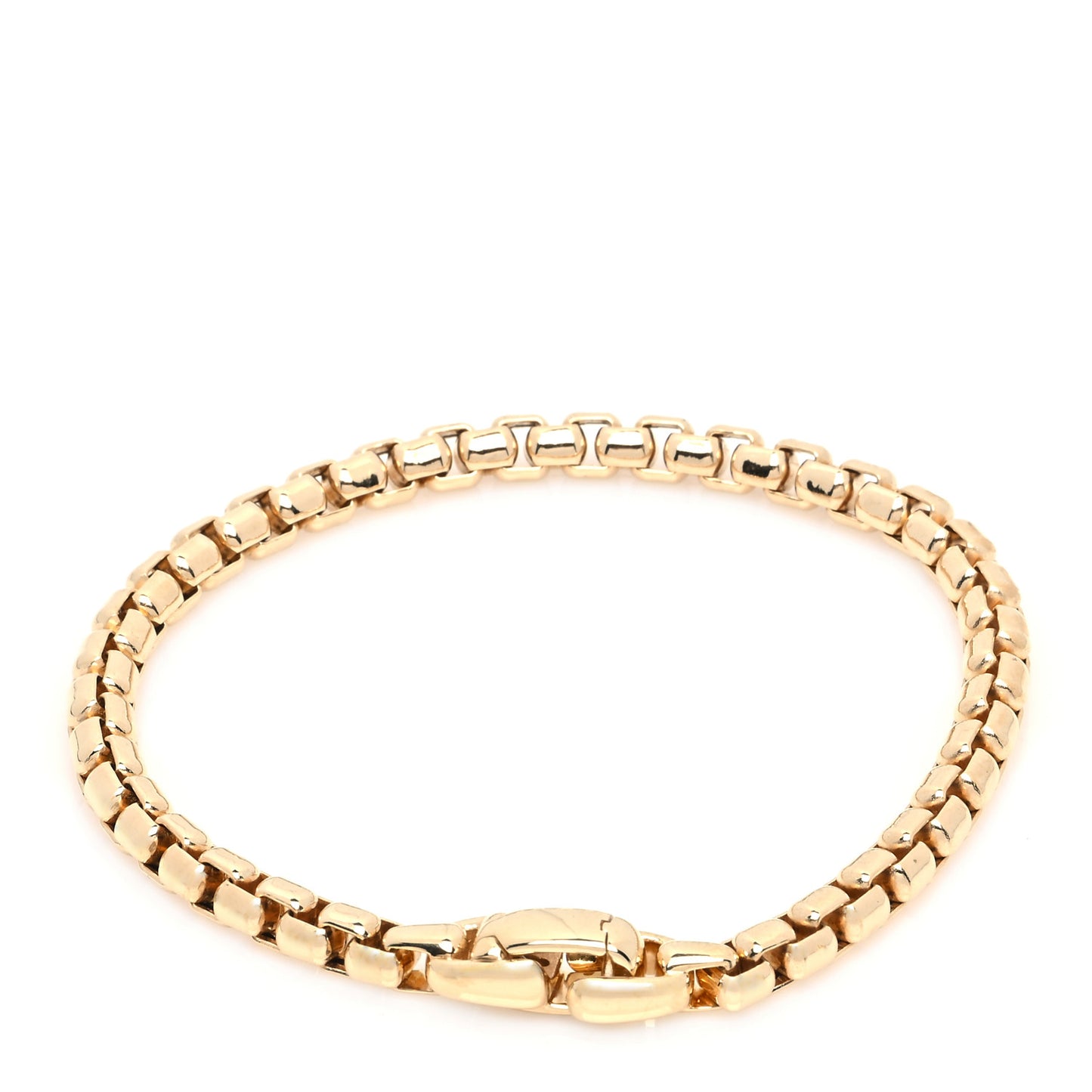 18K Yellow Gold 4mm Bel Aire Chain Bracelet