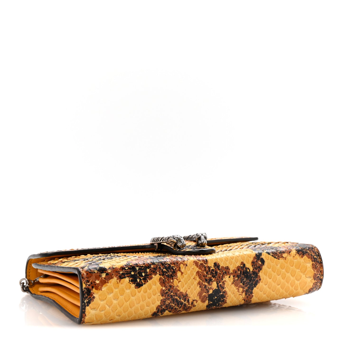 Snakeskin Mini Dionysus Chain Wallet Multicolor