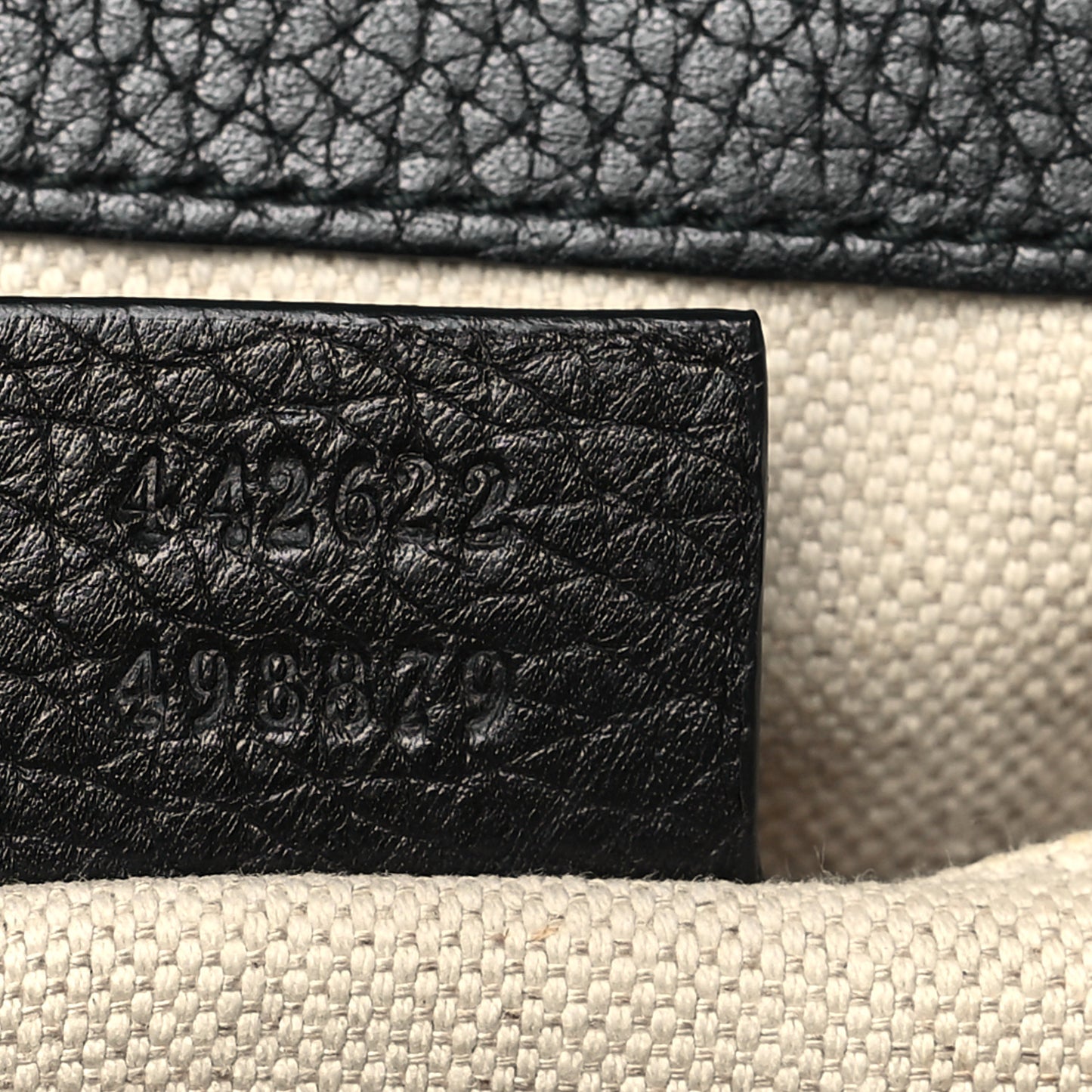 Calfskin Mini GG Marmont Top Handle Bag Black