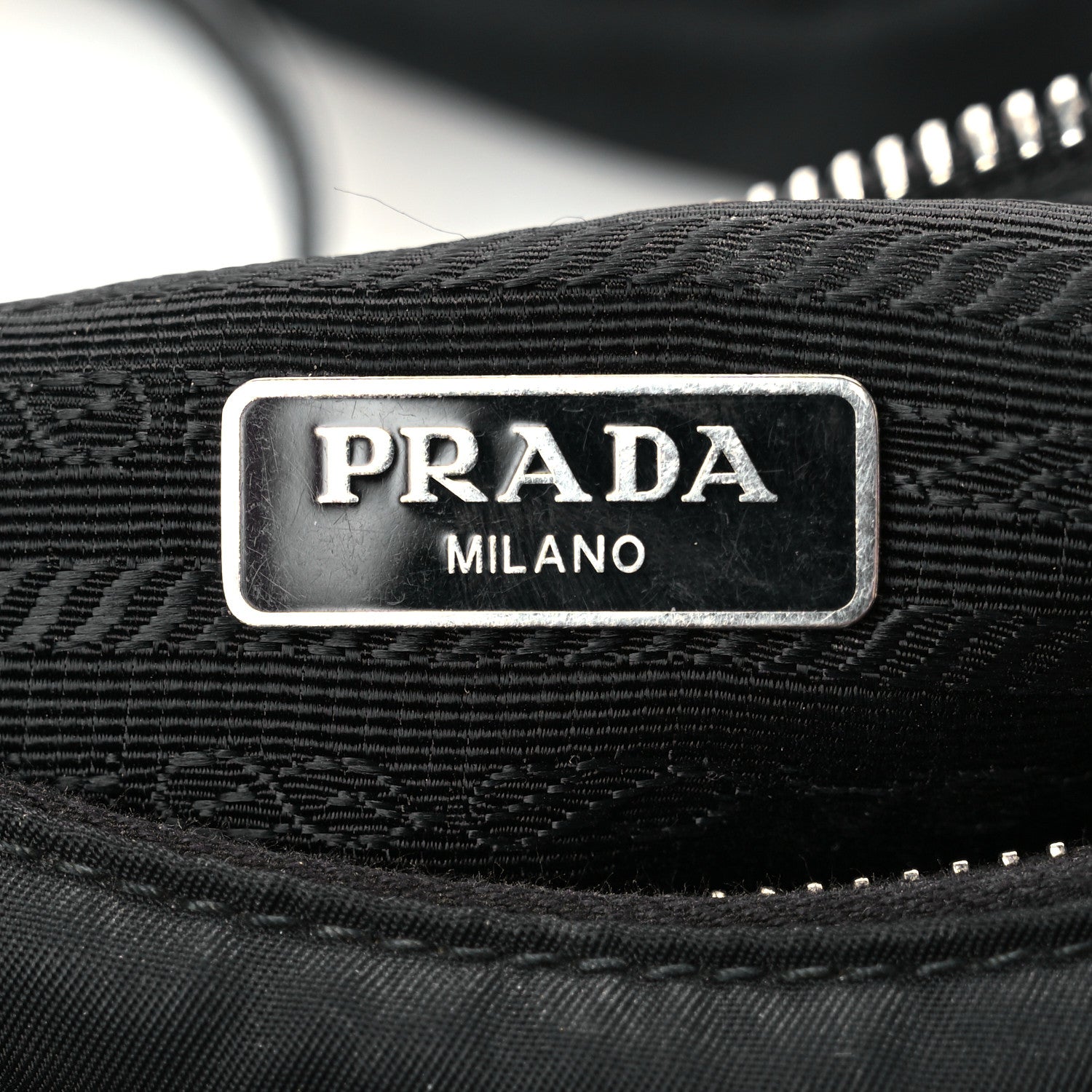 Prada Nylon Re-Edition 2005 Shoulder Bag Black 6 of 10