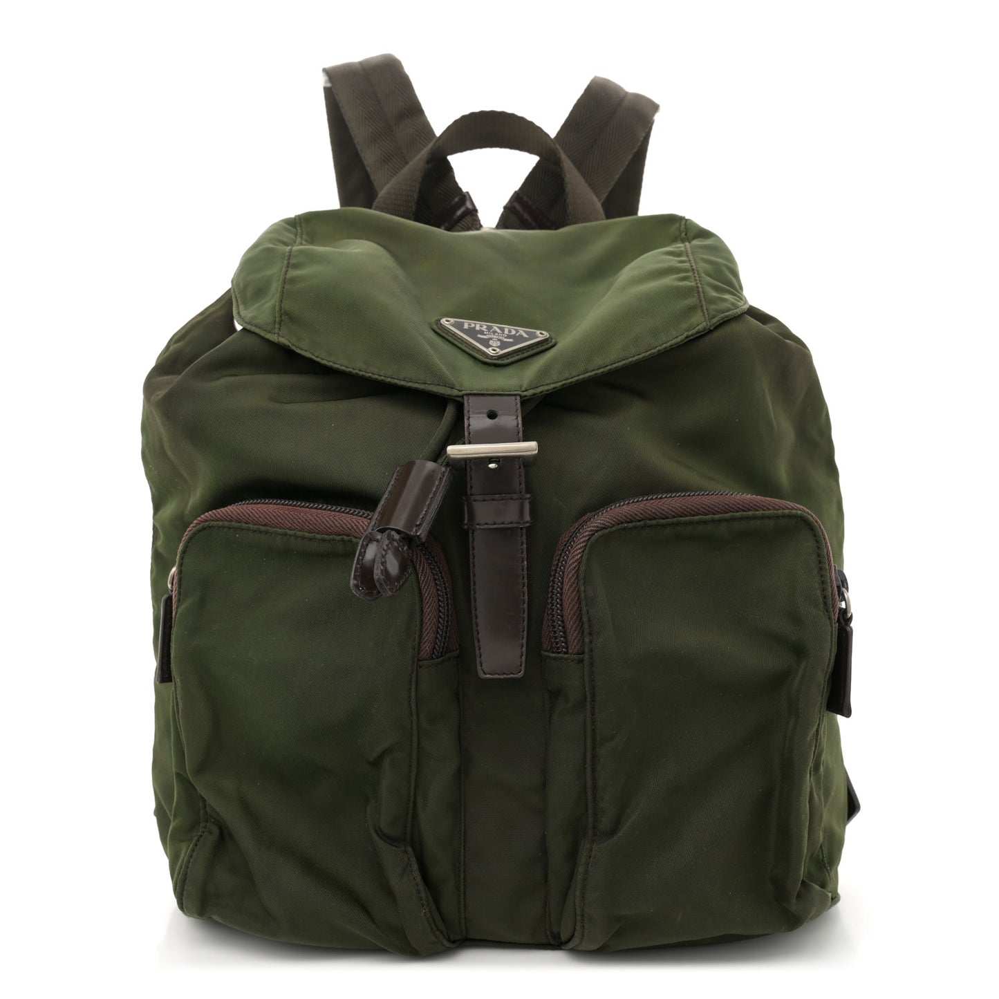 Nylon Vela Small Backpack Militare