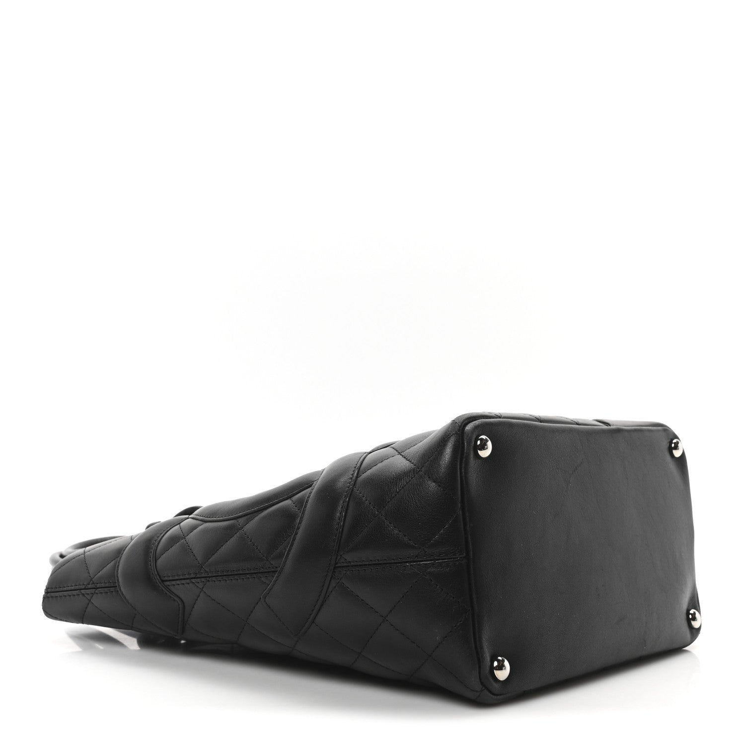 Chanel Calfskin Quilted Medium Cambon Tote Black 7 of 19