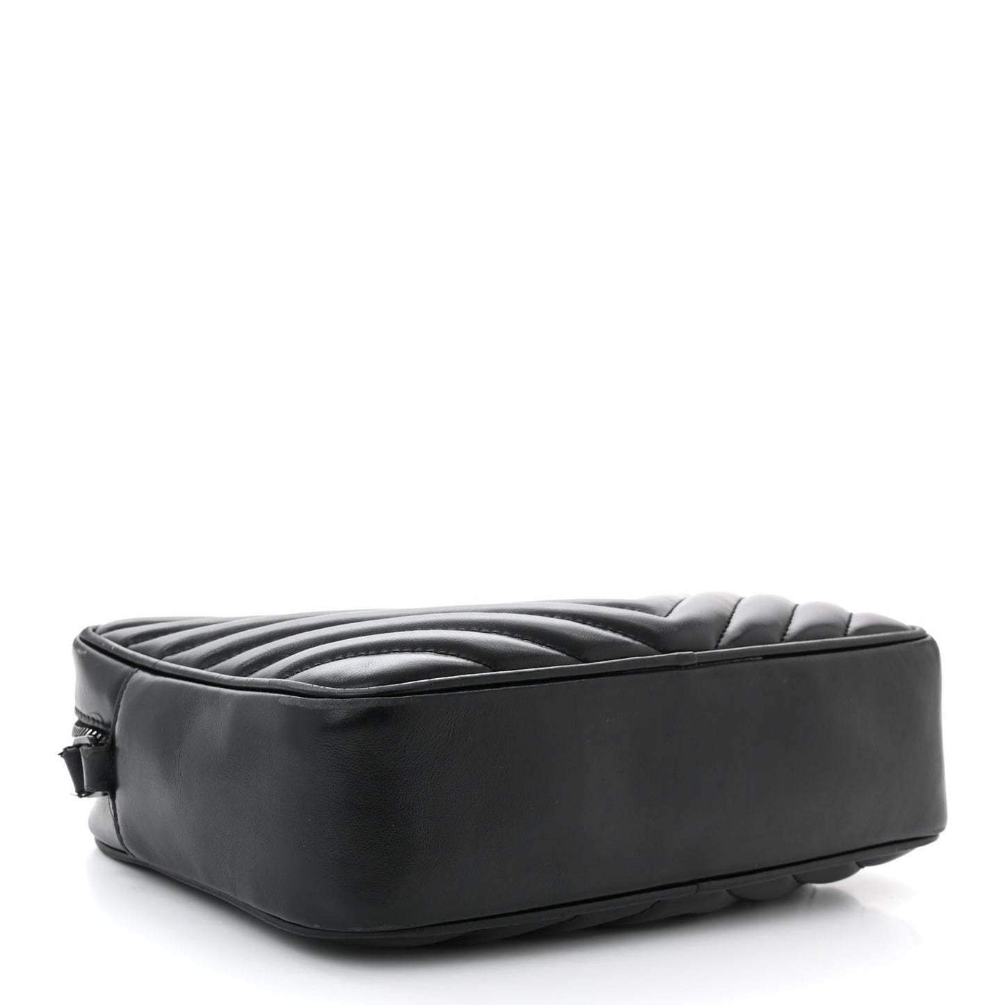 Calfskin Matelasse Monogram Monochrome Lou Camera Bag Black