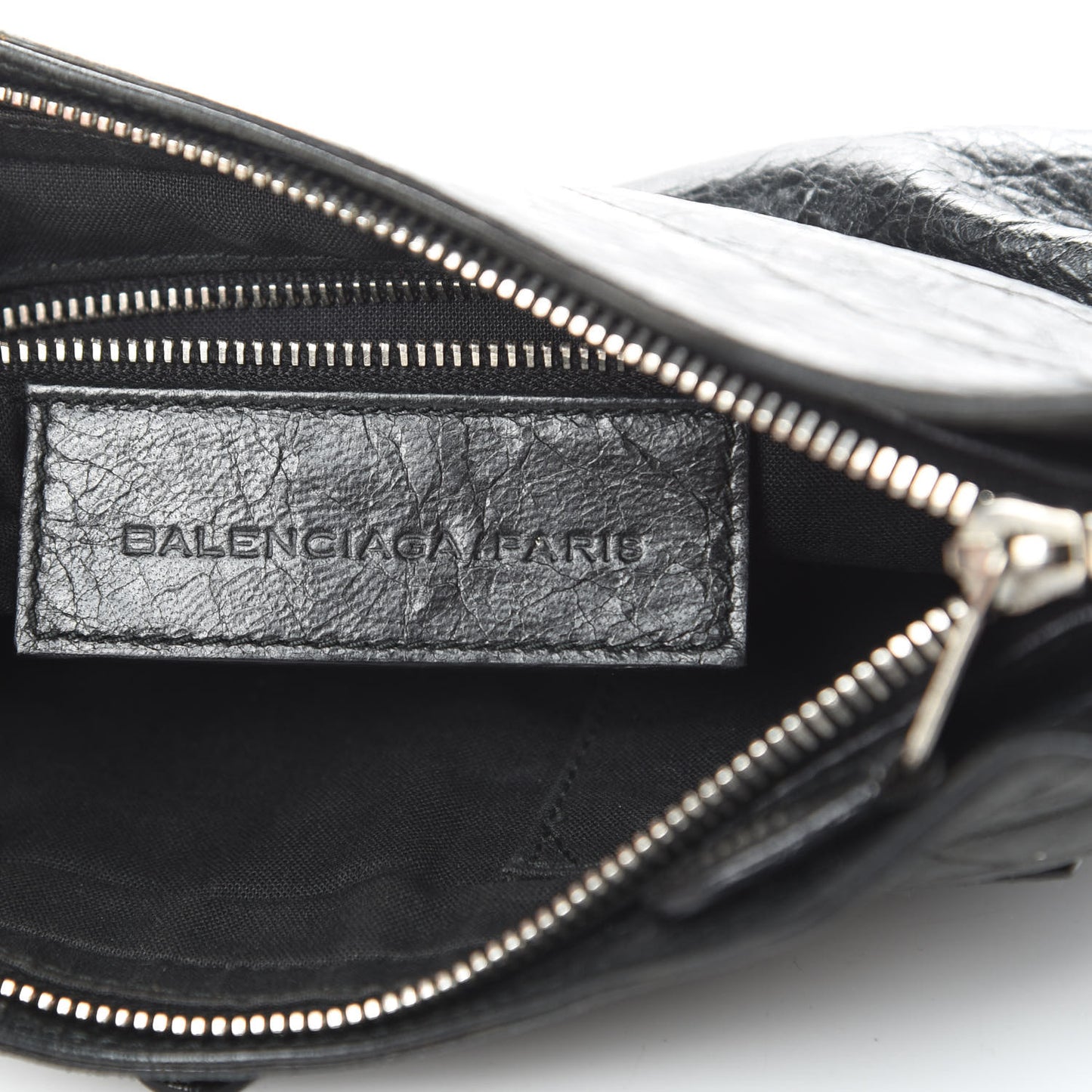 Agneau Giant 12 Silver Hardware Hip Black