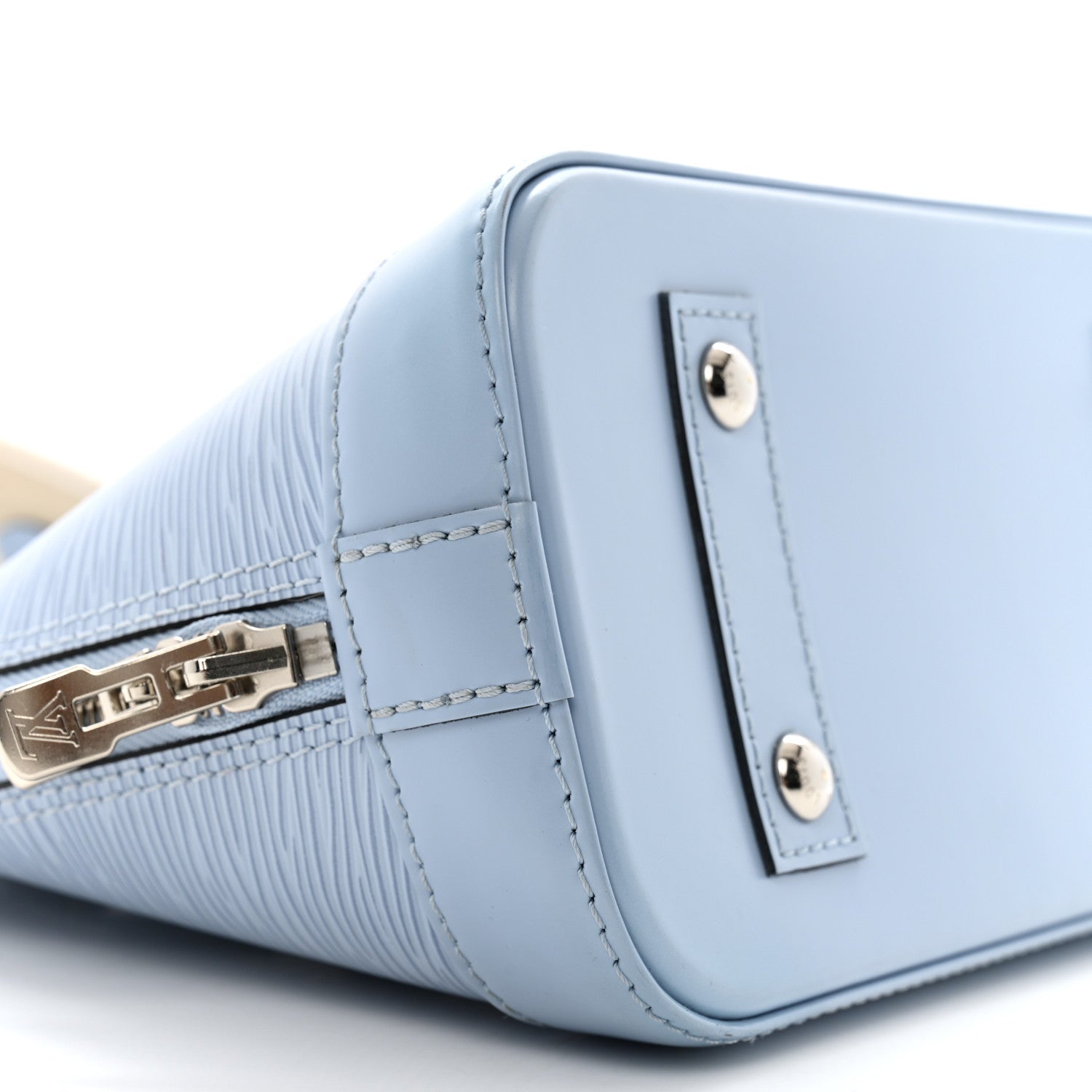 Louis Vuitton Epi Jacquard Alma BB Bleu Nuage 8 of 10