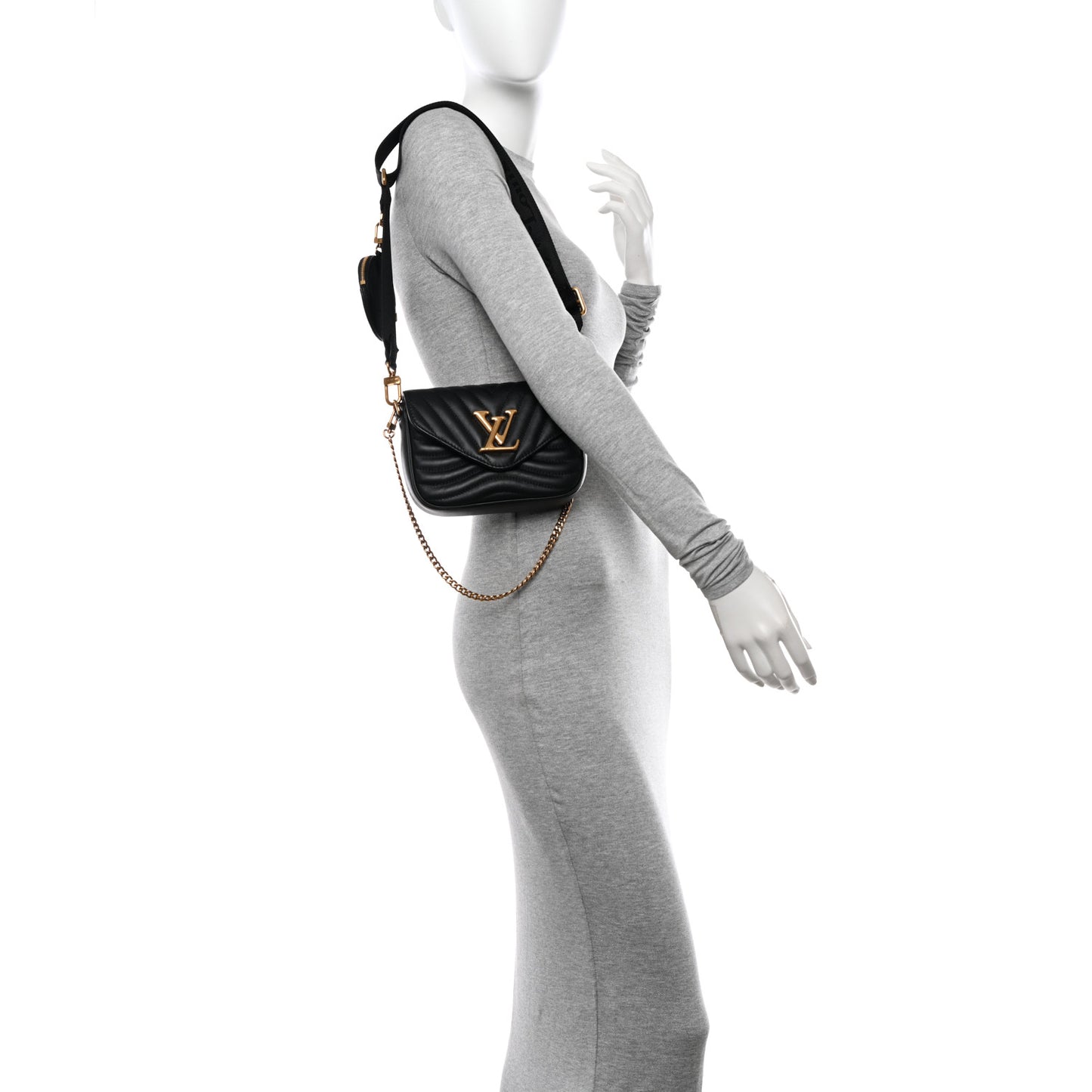 Calfskin New Wave Multi Pochette Black