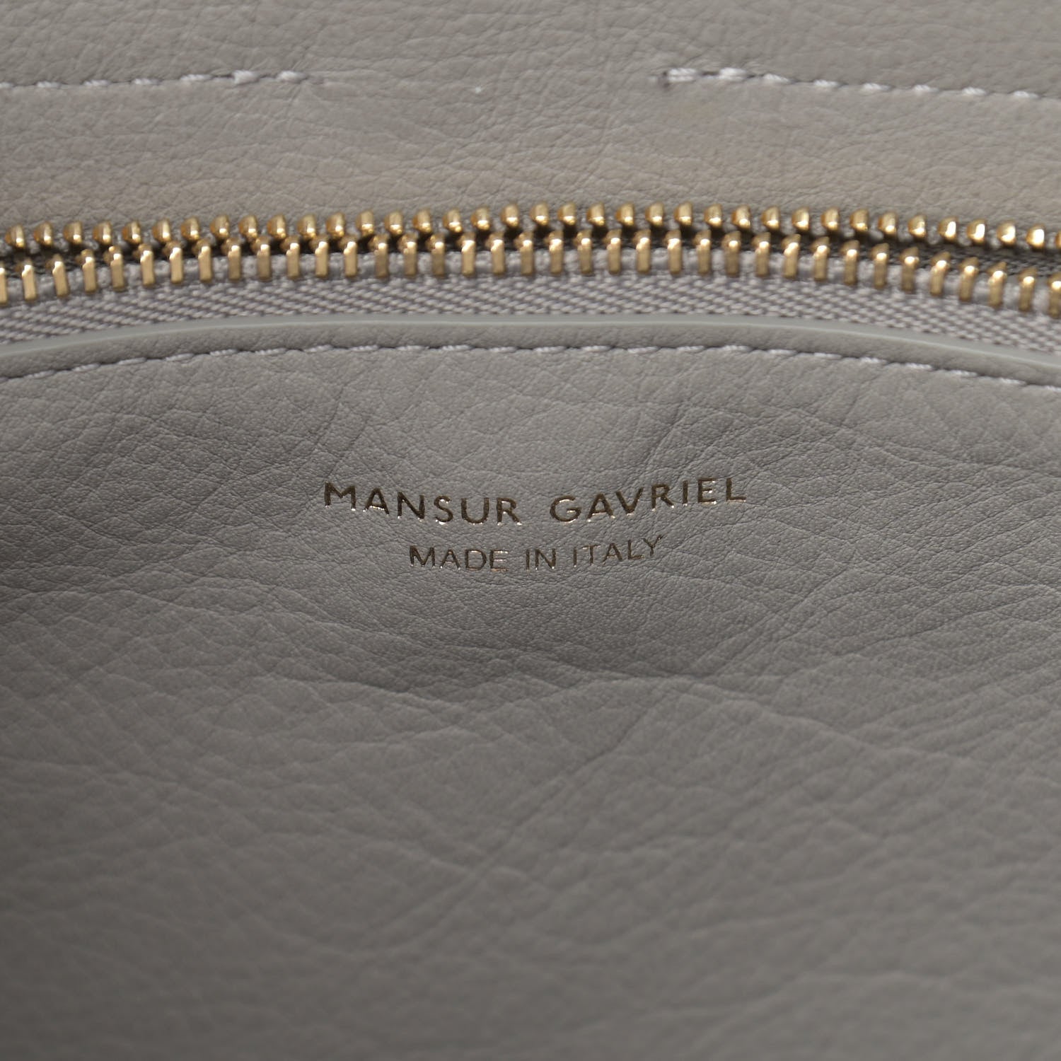 Mansur Gavriel Calfskin Mini Zip Multitude Tote Stone 6 of 13