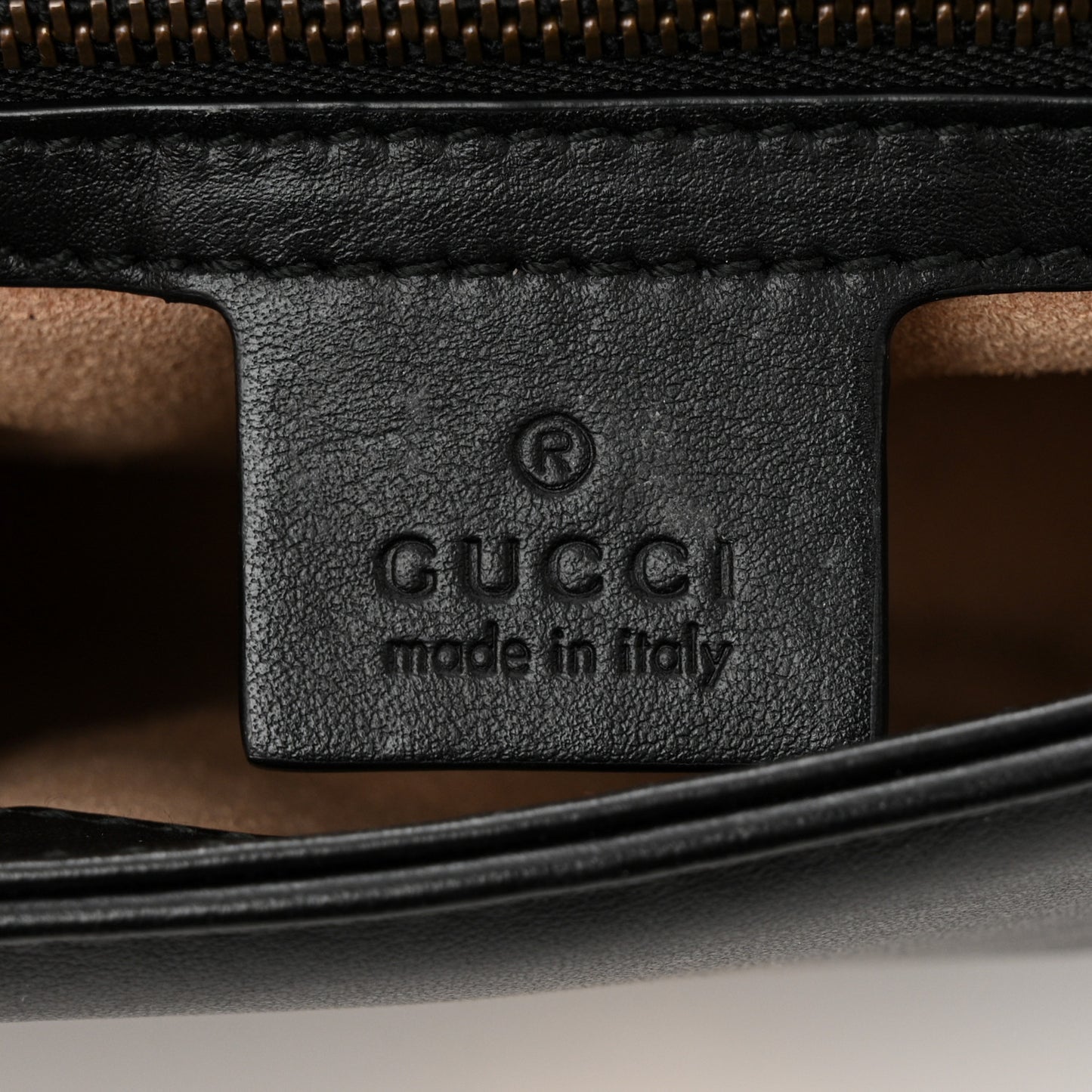 Calfskin Matelasse Small GG Marmont Shoulder Bag Black